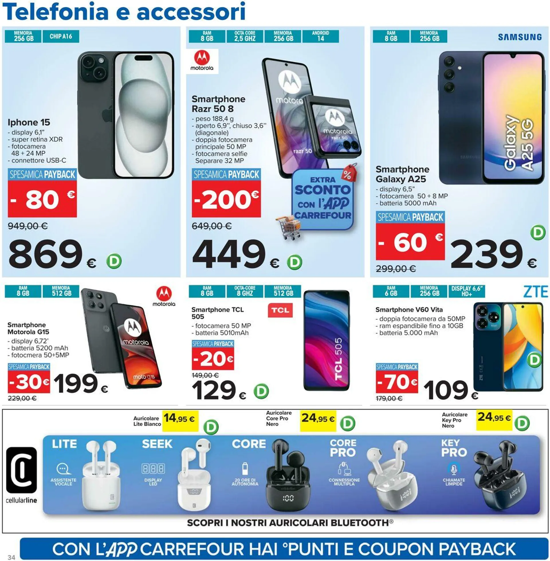 Carrefour Volantino attuale da 24 luglio a 6 agosto di 2025 - Pagina del volantino 34