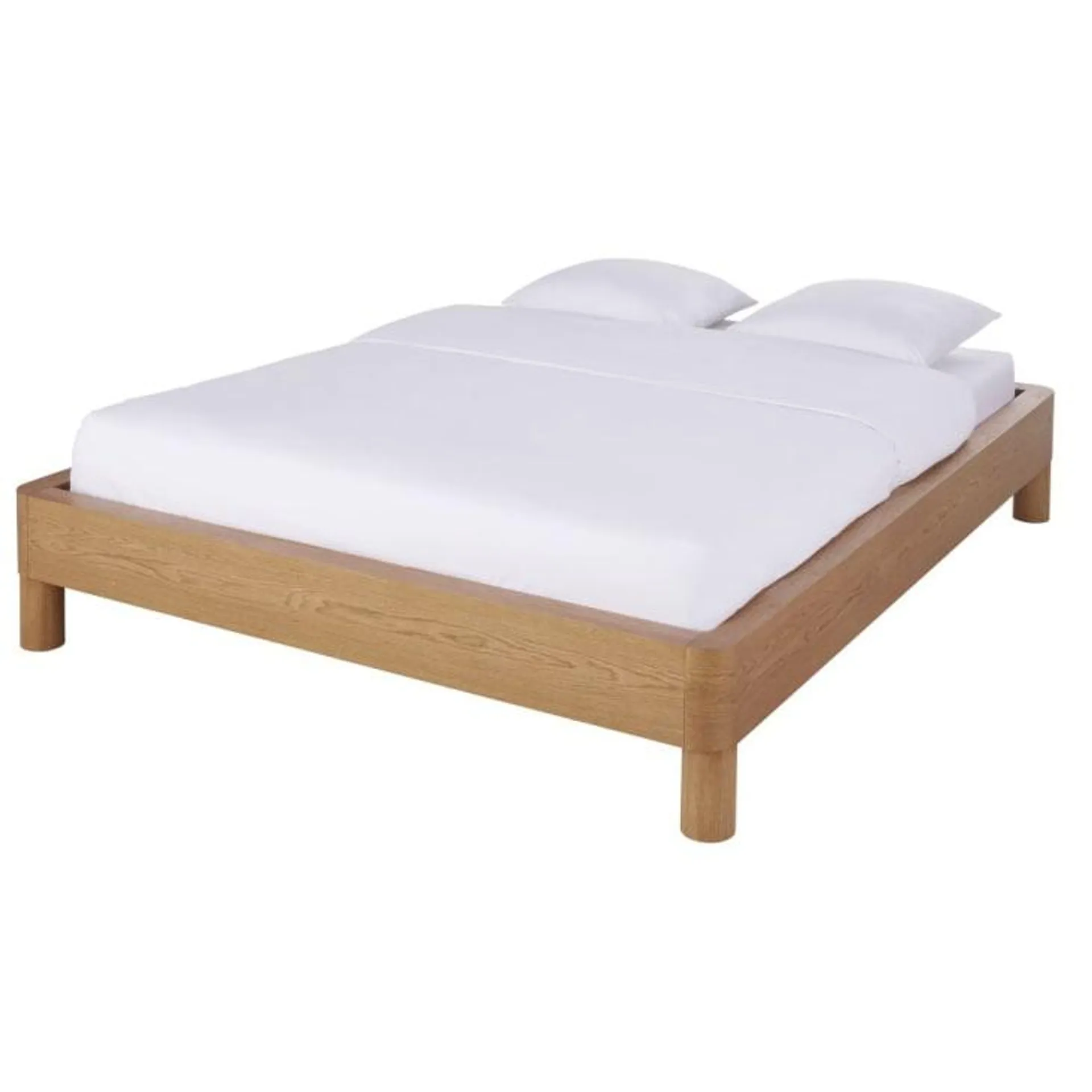 Letto con rete a doghe in legno di pino 160x200 cm