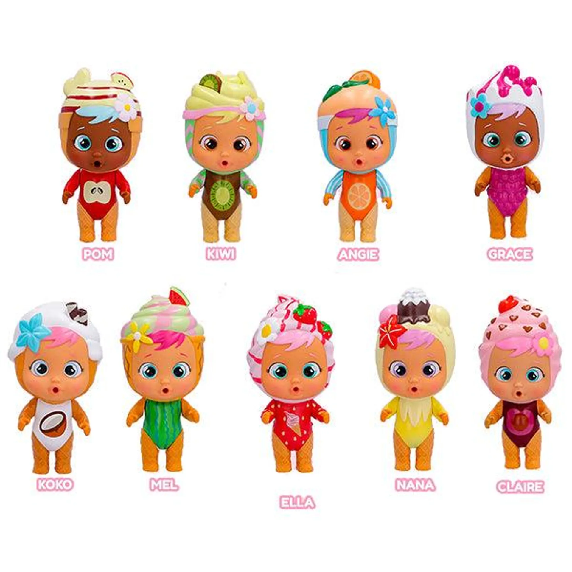 Cry Babies Frozen Frutti Icy World 89051 Assortito