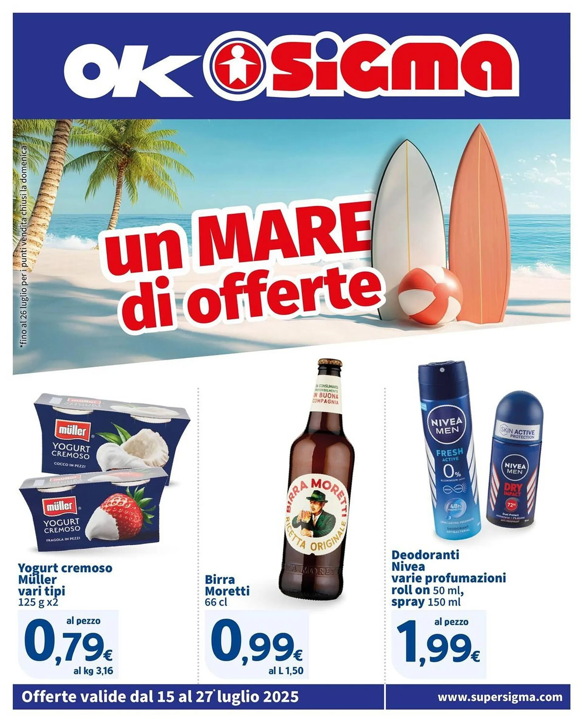 Volantino Ok Sigma da 15 luglio a 27 luglio di 2025 - Pagina del volantino 1