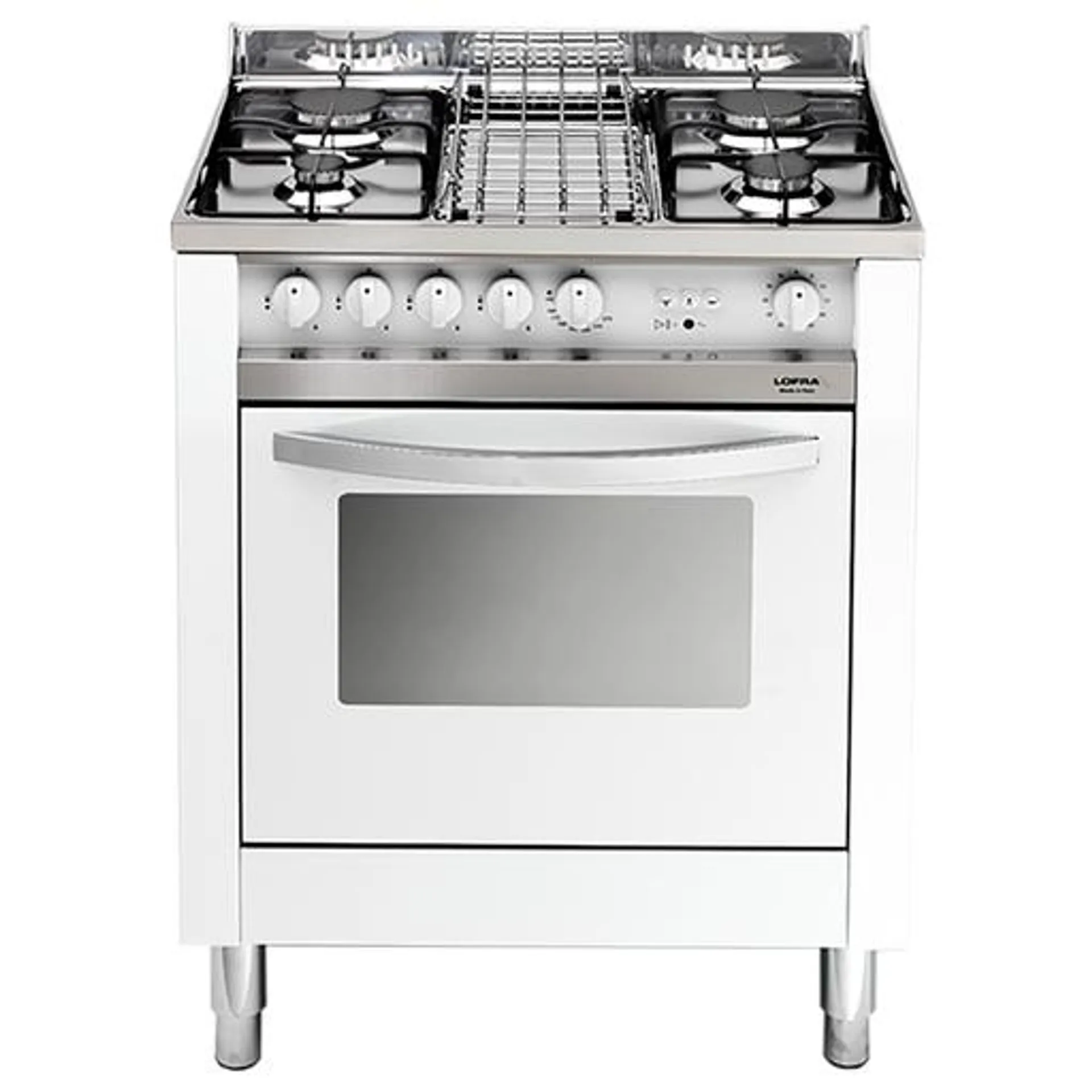 Lofra lofmb75gv cucina 70x50 4fuochi  gas bianca