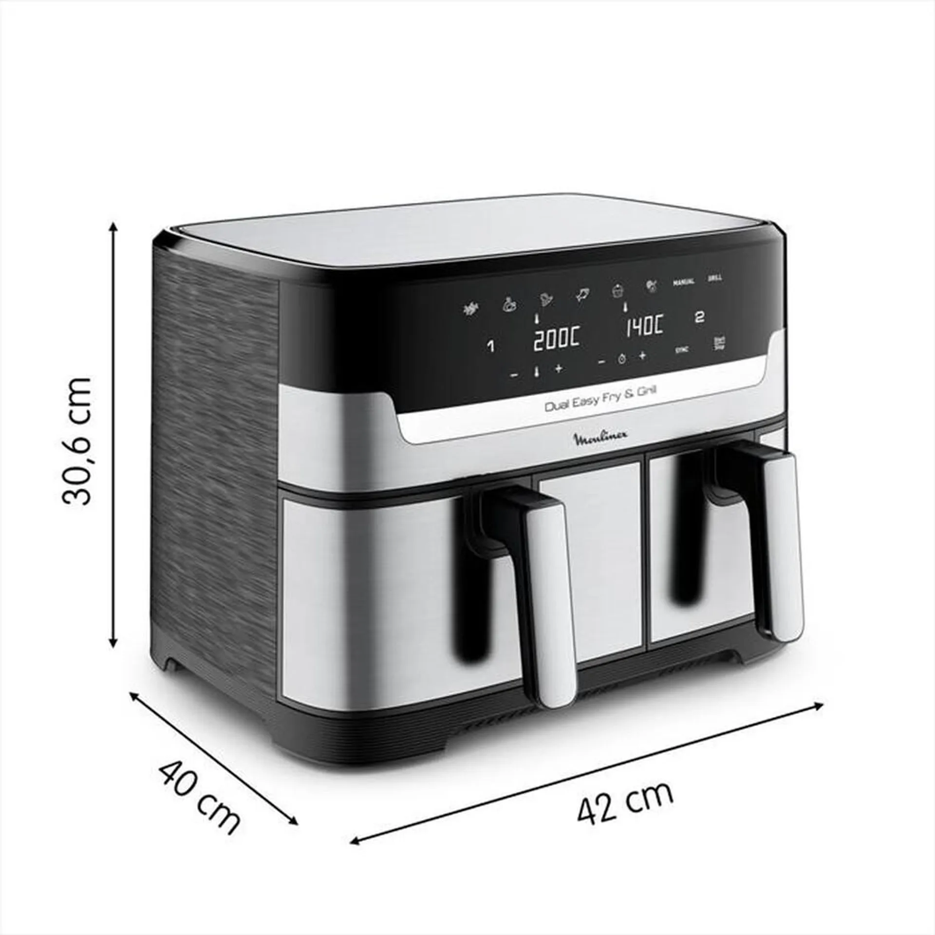 MOULINEX - Friggitrice ad aria EZ905D20-Argento