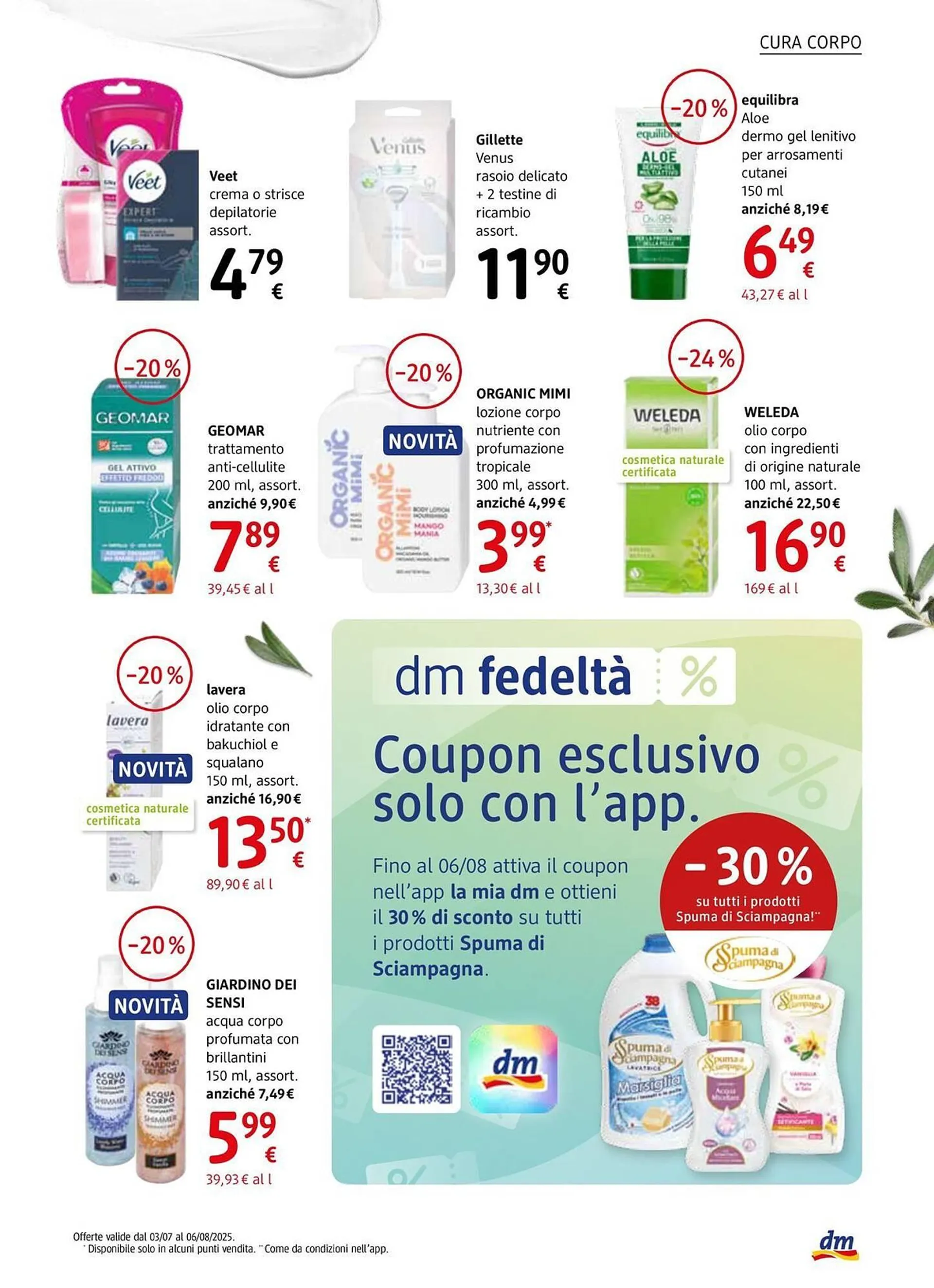 Volantino dm drogerie markt da 3 luglio a 6 agosto di 2025 - Pagina del volantino 7