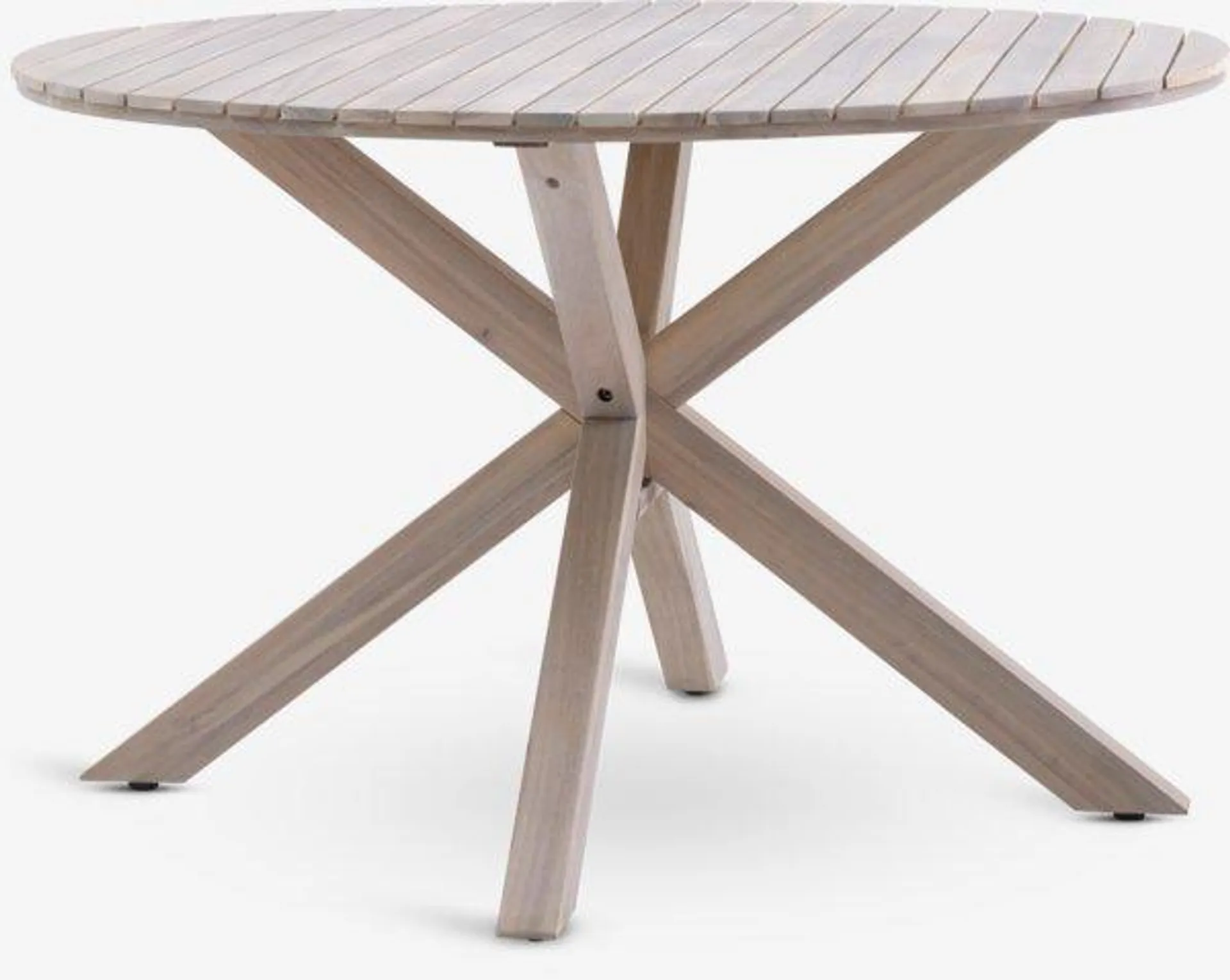 Tavolo da esterno FUGLSAND Ø120 cm legno duro