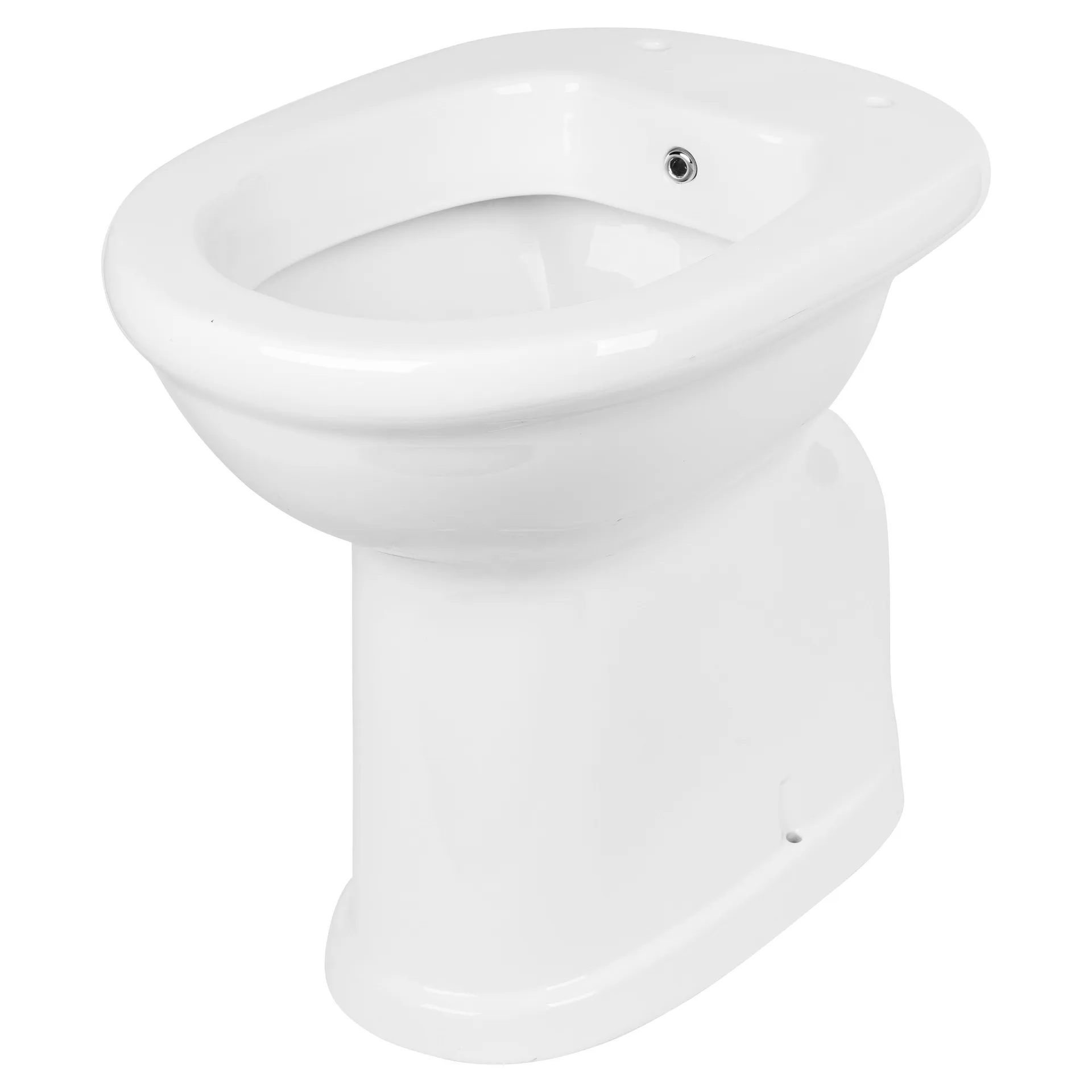 Vaso/bidet serie confort a terra h50 cm scarico a pavimento in ceramica bianca