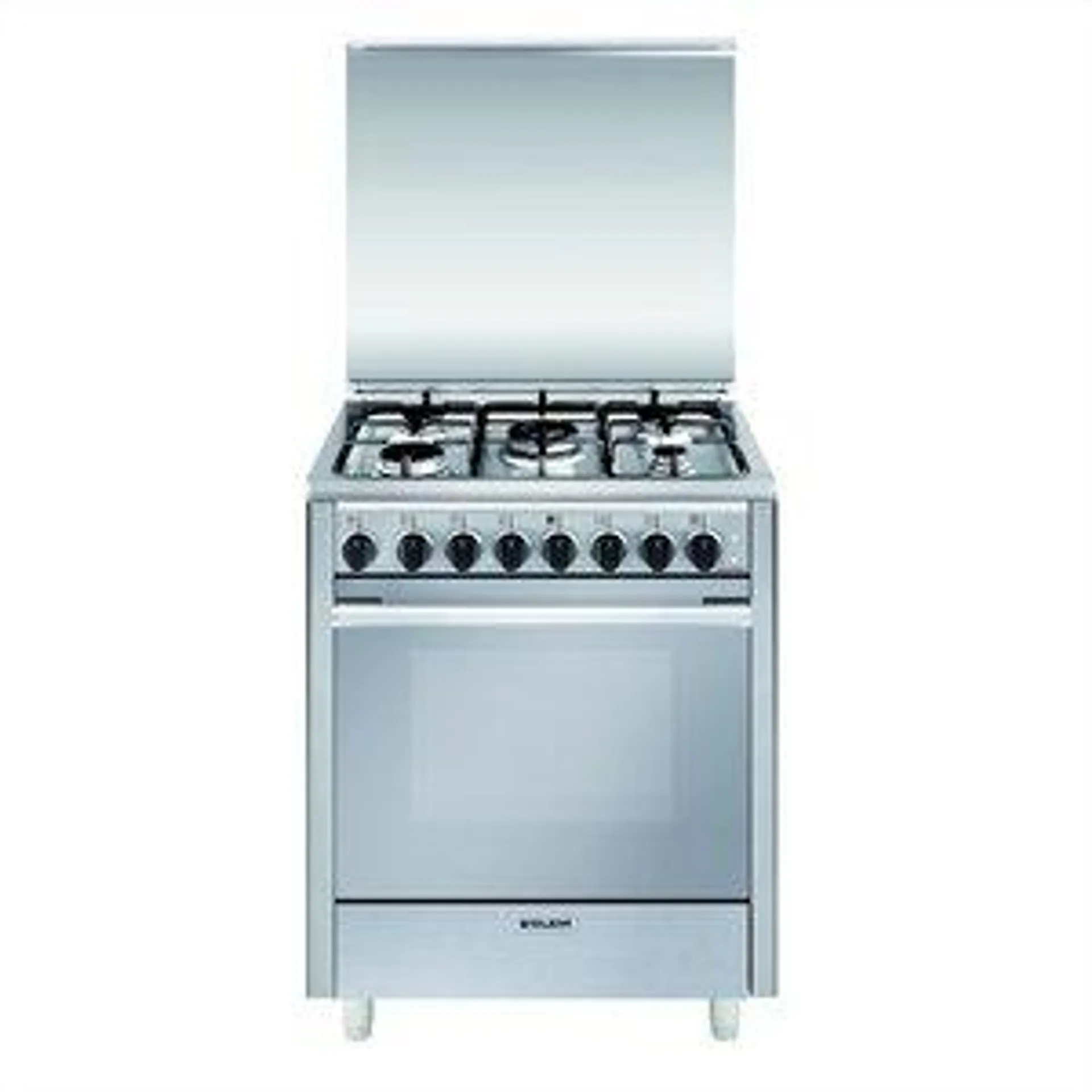 CUCINA 70X60 MULTI6 4 FUOCHI + 1 TRIPLA CORONA INOX A