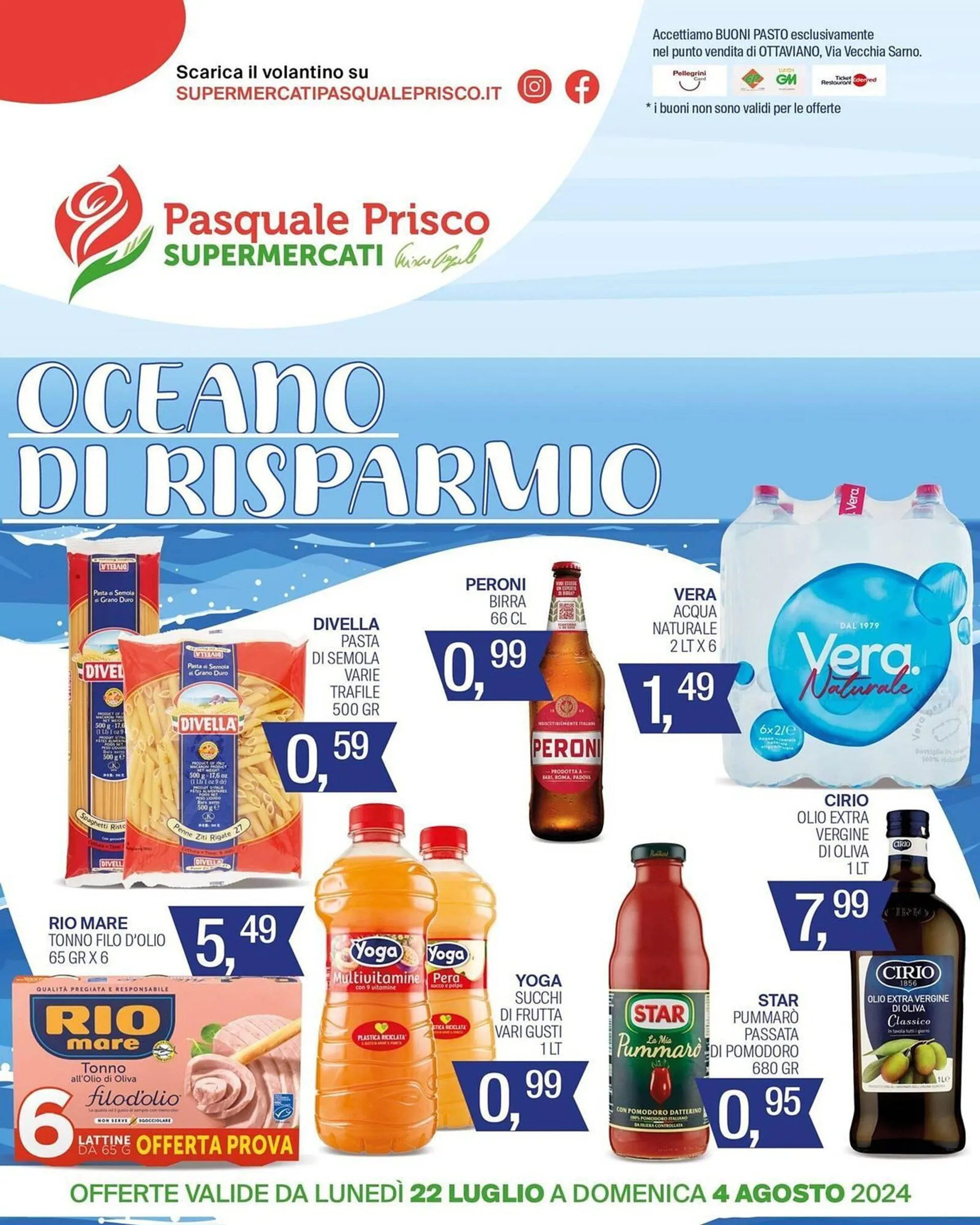 Volantino Supermercati Pasquale Prisco - 1