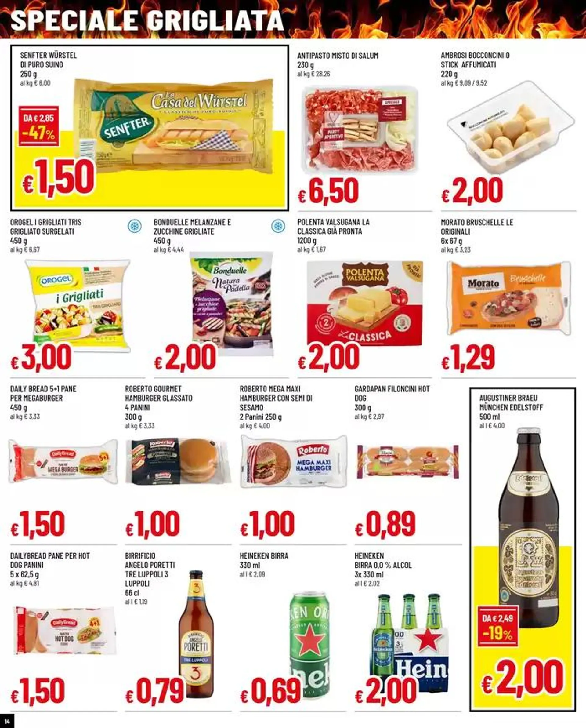TANTI PRODOTTI DA 0,50 A 3,00€ da 22 maggio a 4 giugno di 2025 - Pagina del volantino 14