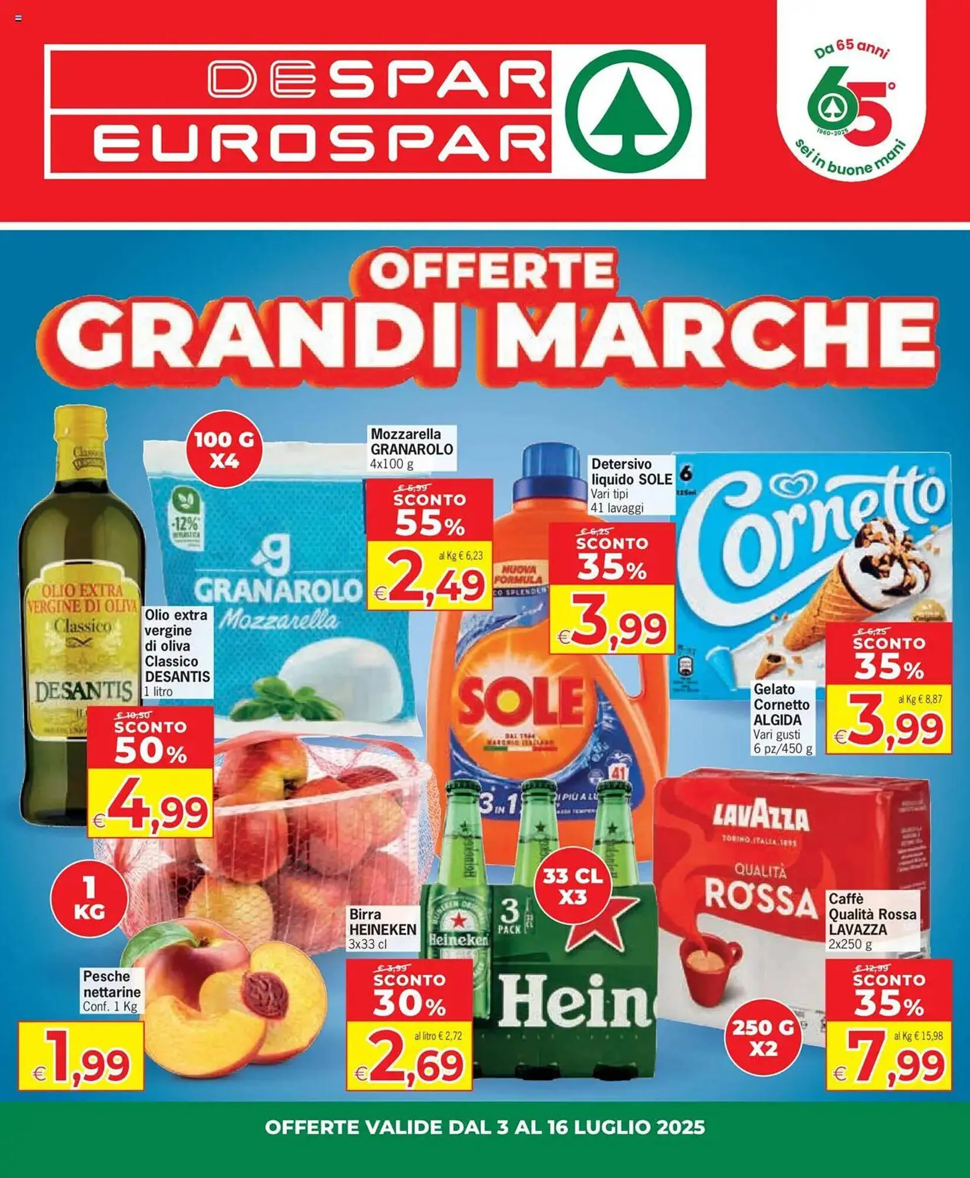 Volantino Eurospar da 3 luglio a 16 luglio di 2025 - Pagina del volantino 1