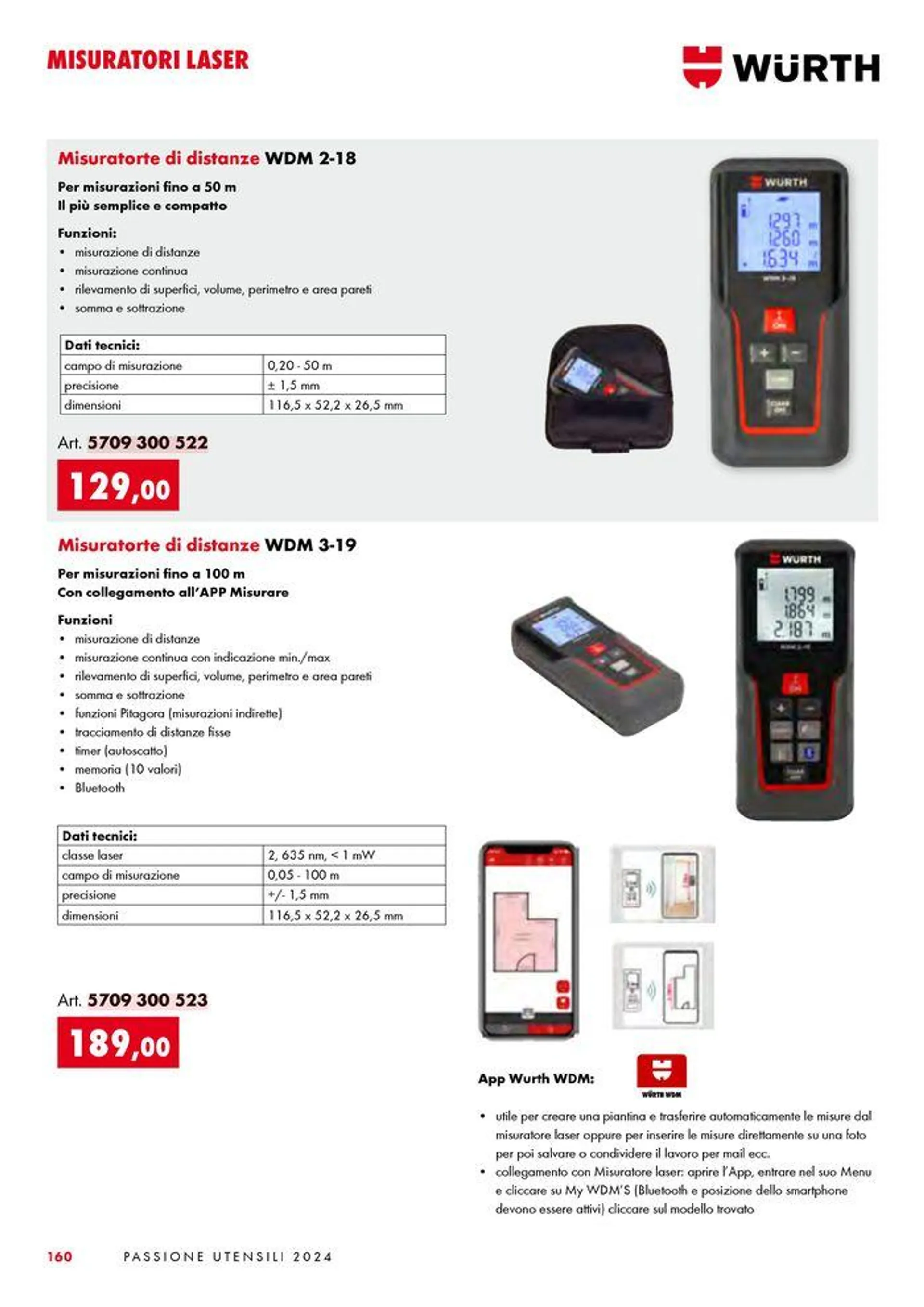 Passione utensili da 1 luglio a 31 dicembre di 2024 - Pagina del volantino 160