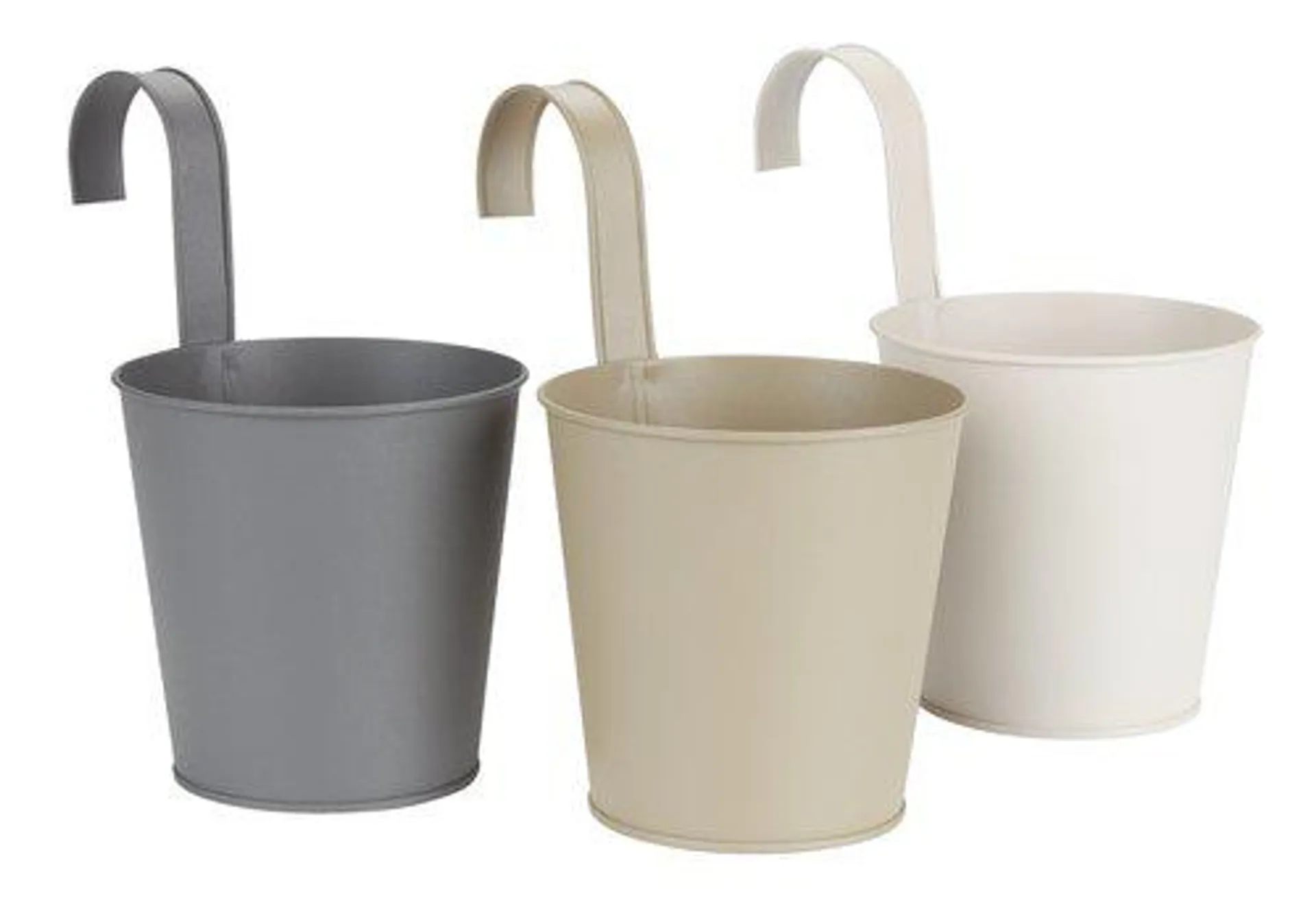 Balcony plant pot BILLE D12xH19 assorted