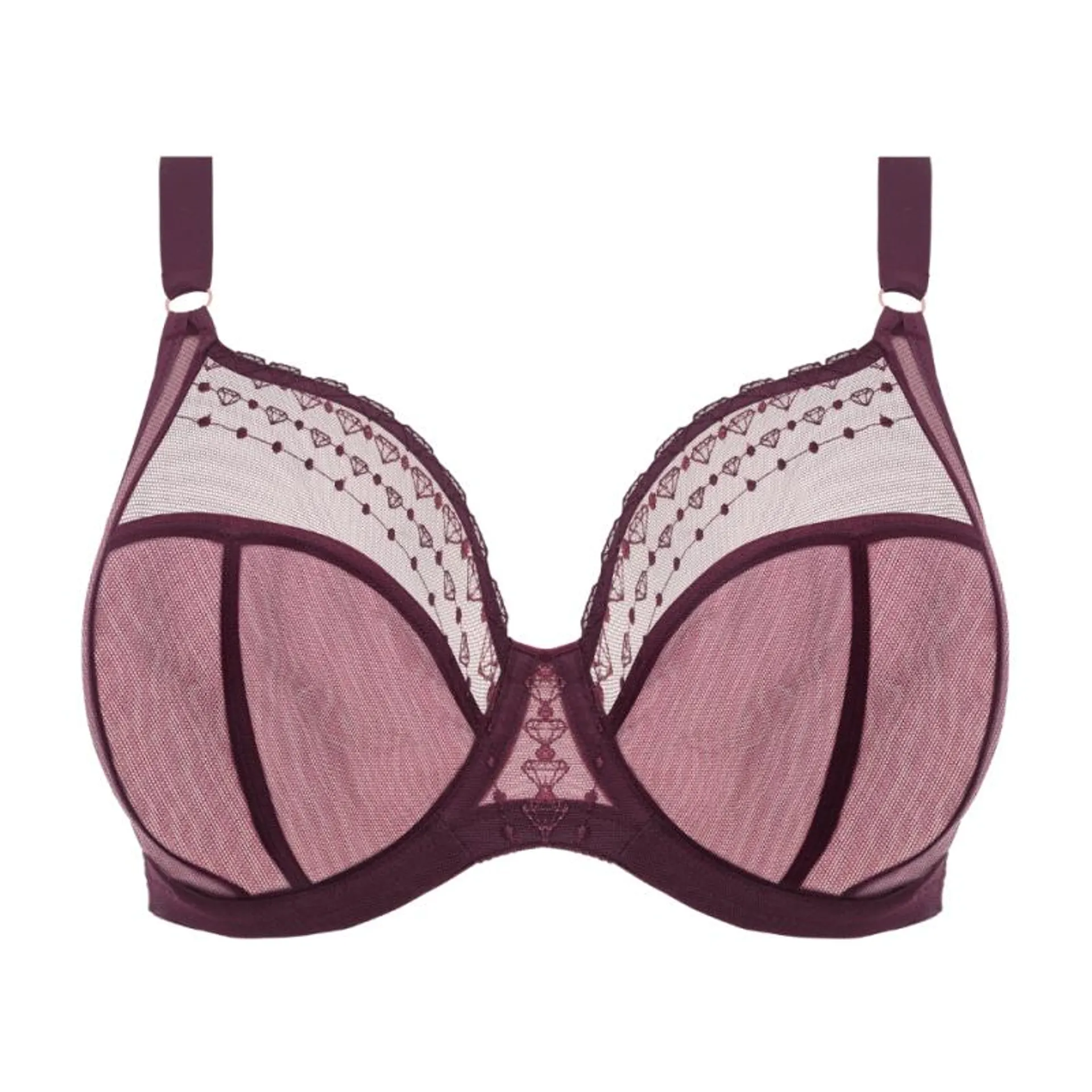 EL-EL8900WID - Reggiseno Matilda speciale seno abbondante - wine diamond