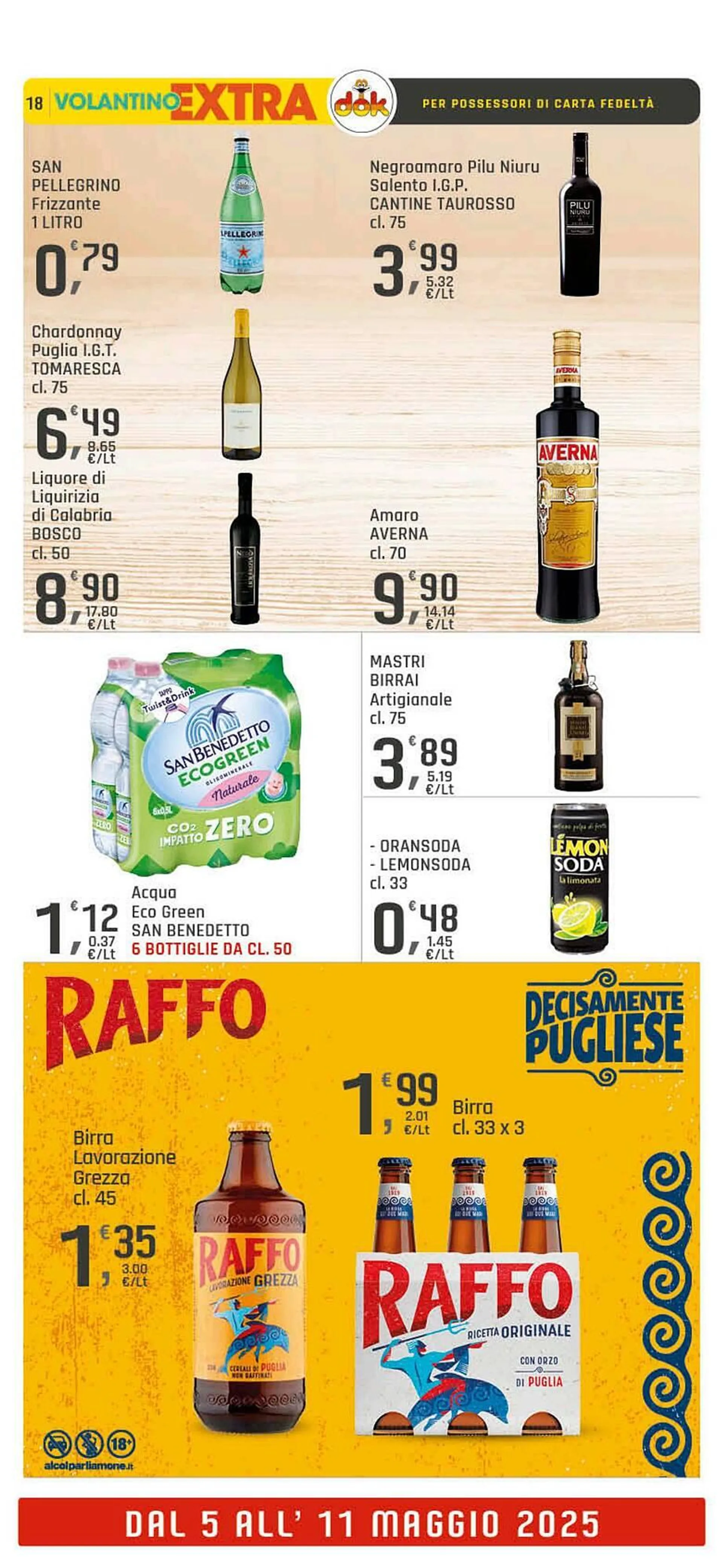 Volantino Supermercati Dok da 5 maggio a 11 maggio di 2025 - Pagina del volantino 18