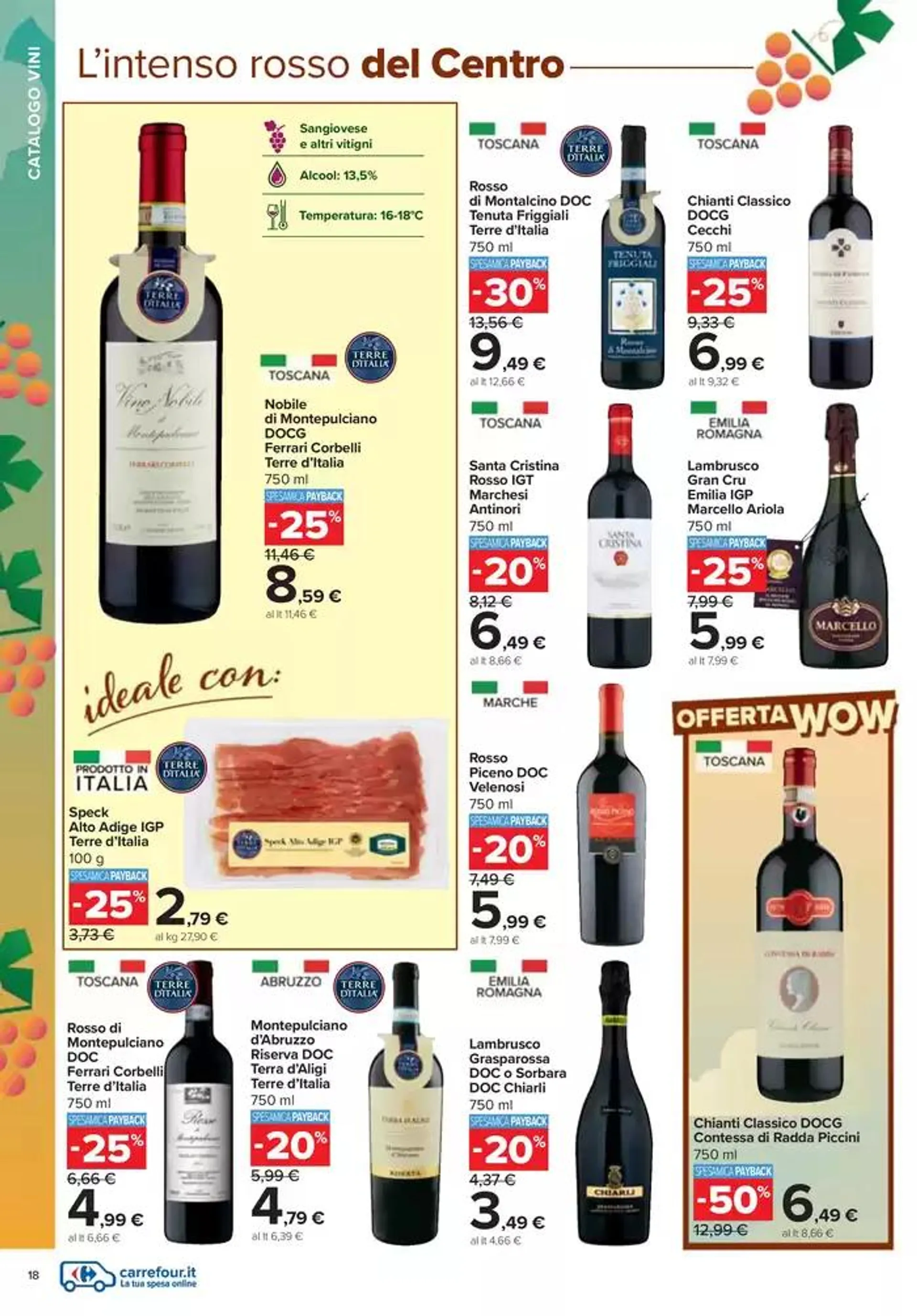 Catalogo vini  da 7 ottobre a 10 novembre di 2024 - Pagina del volantino 18