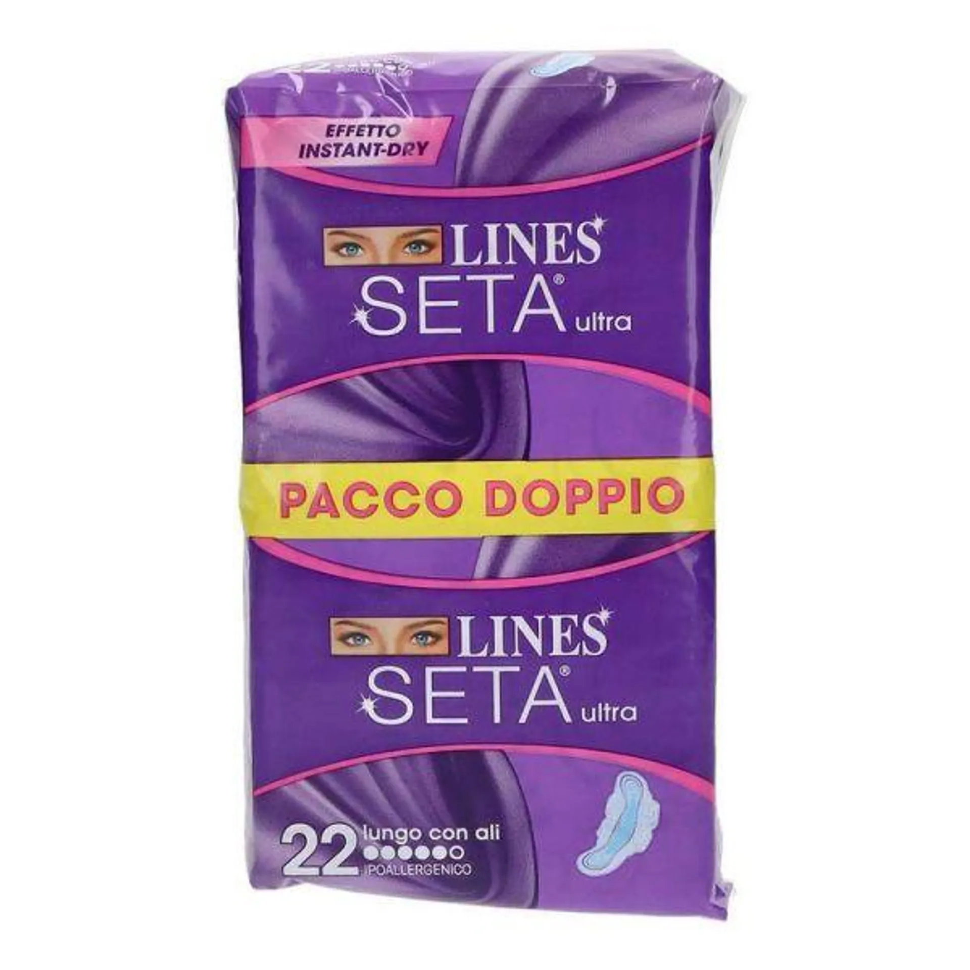 ASSORBENTI LINES SETA ULTRA LUNGO CON ALI