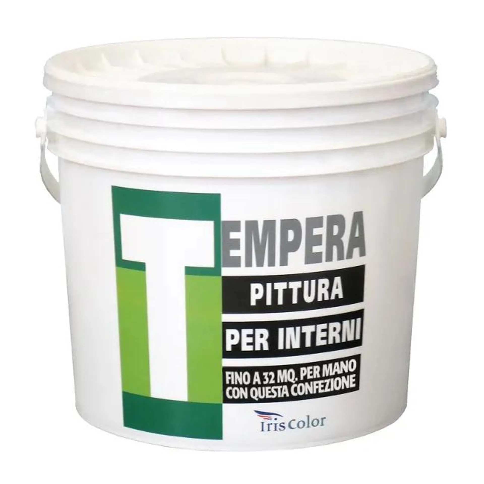 Pittura per interni, IRIS COLOR Tempera bianco opaco, 14 L