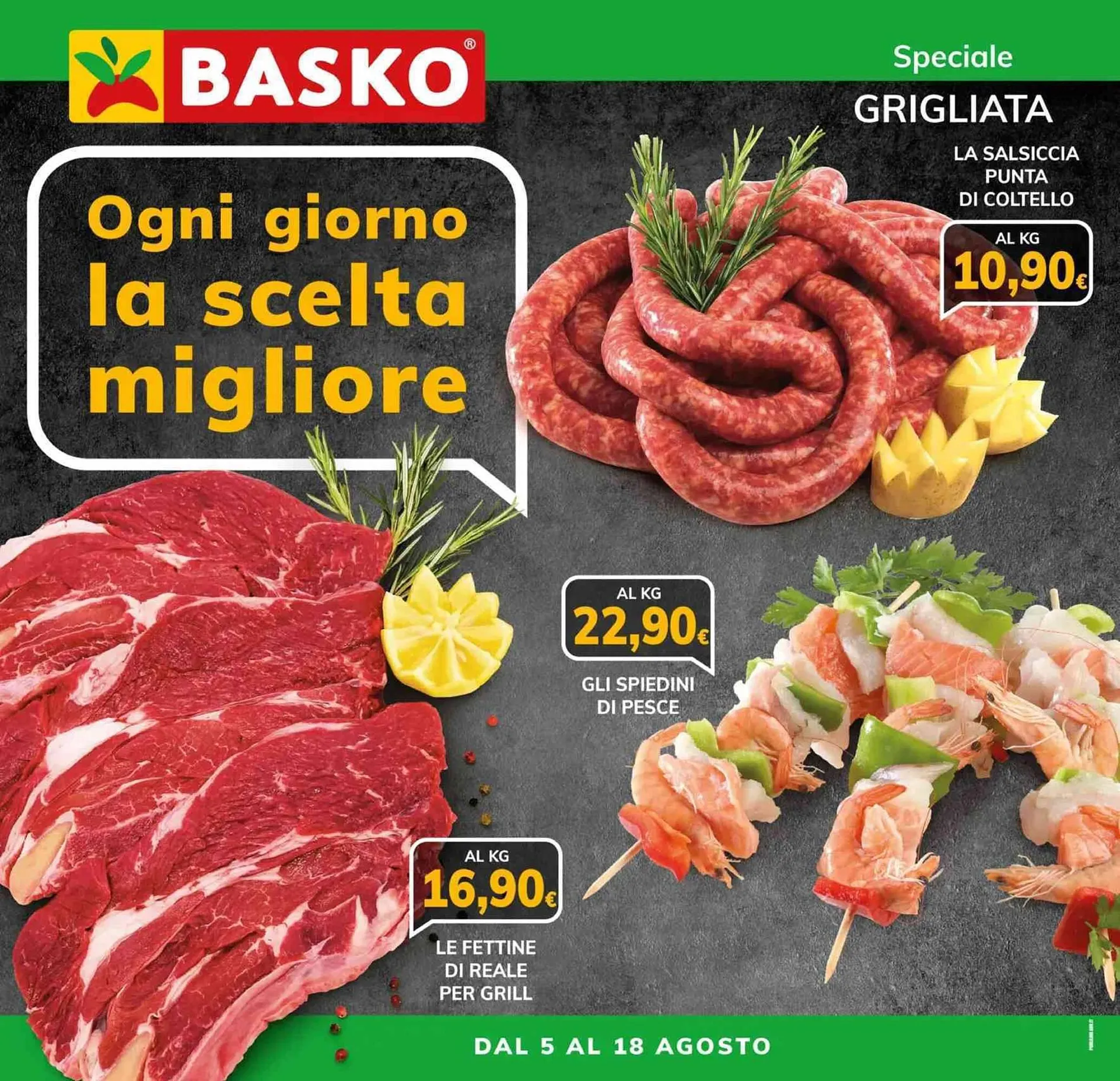 Volantino Basko da 5 agosto a 18 agosto di 2025 - Pagina del volantino 1