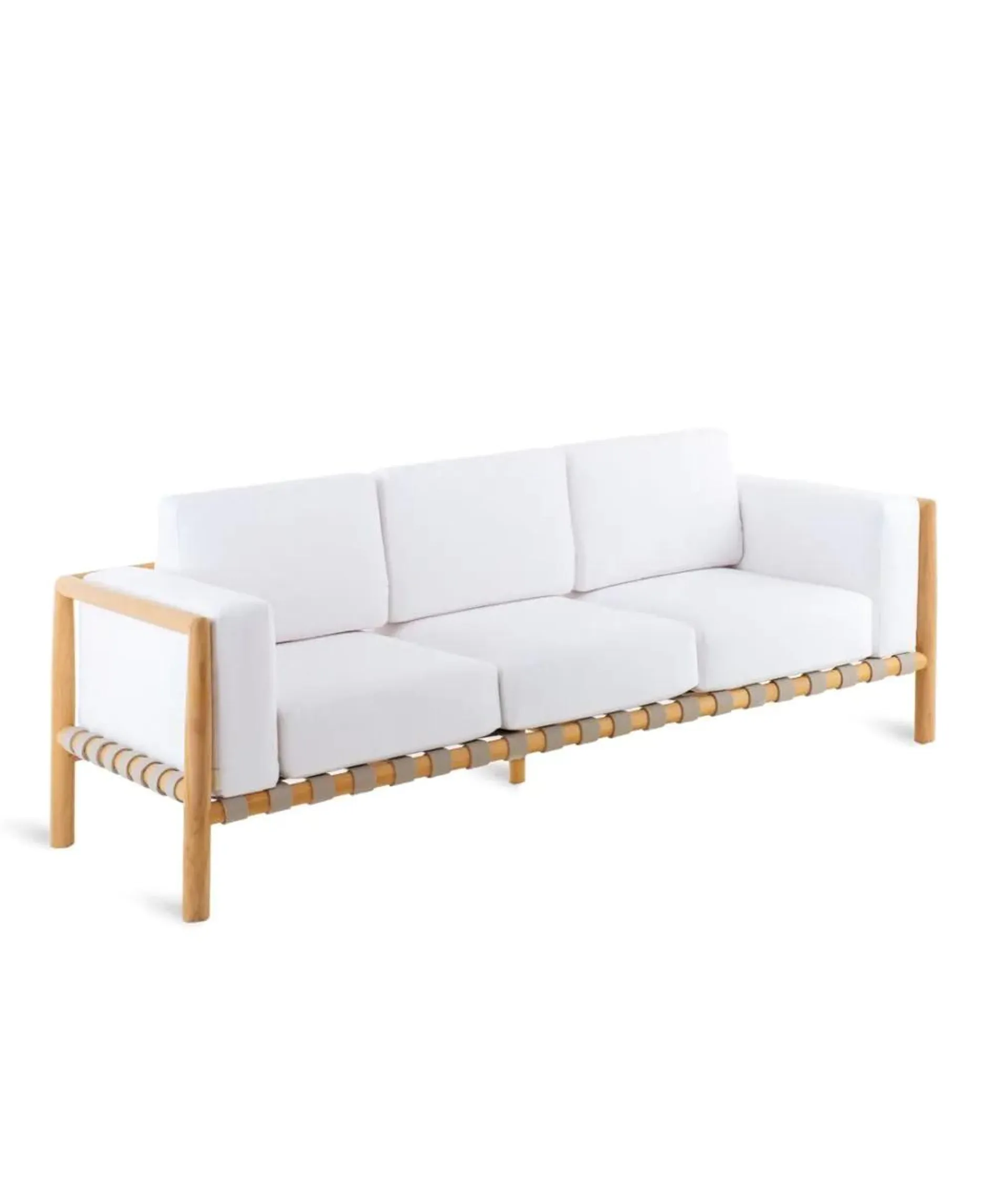 Divano 3 posti in teak Pevero