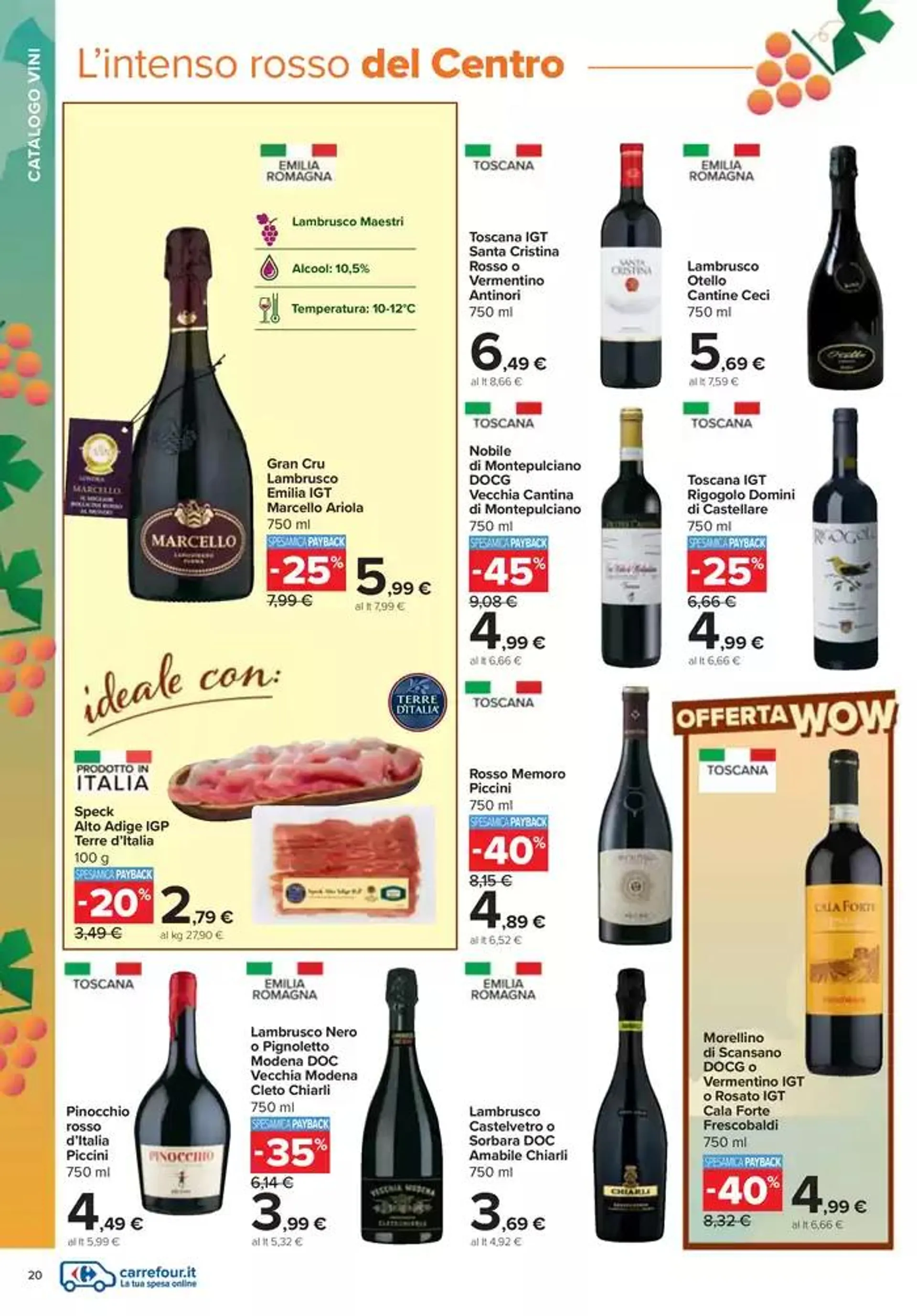 Catalogo vini da 7 ottobre a 10 novembre di 2024 - Pagina del volantino 20