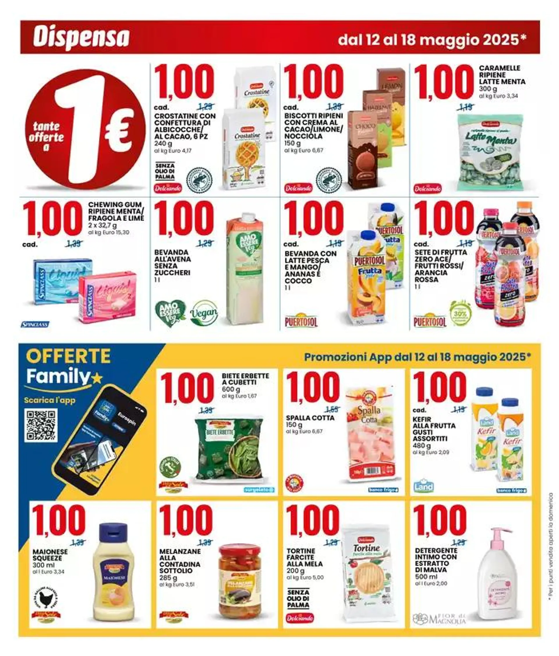 Tante offerte a 1€ da 12 maggio a 18 maggio di 2025 - Pagina del volantino 4