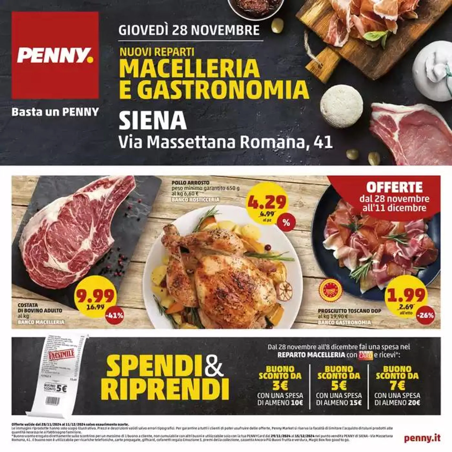 Nuovi reparti macelleria e gastronomia da 28 novembre a 11 dicembre di 2024 - Pagina del volantino 1