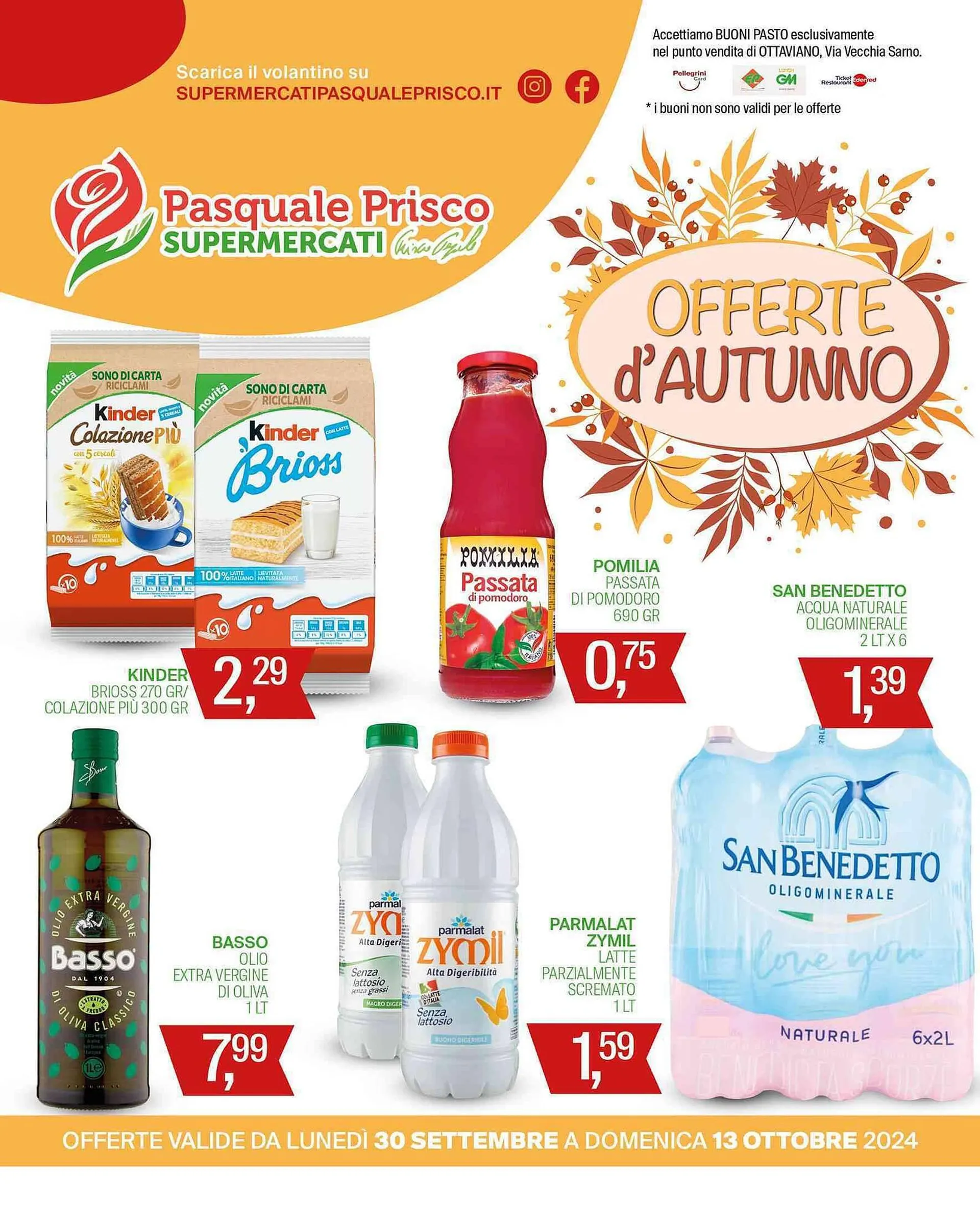 Volantino Supermercati Pasquale Prisco - 1