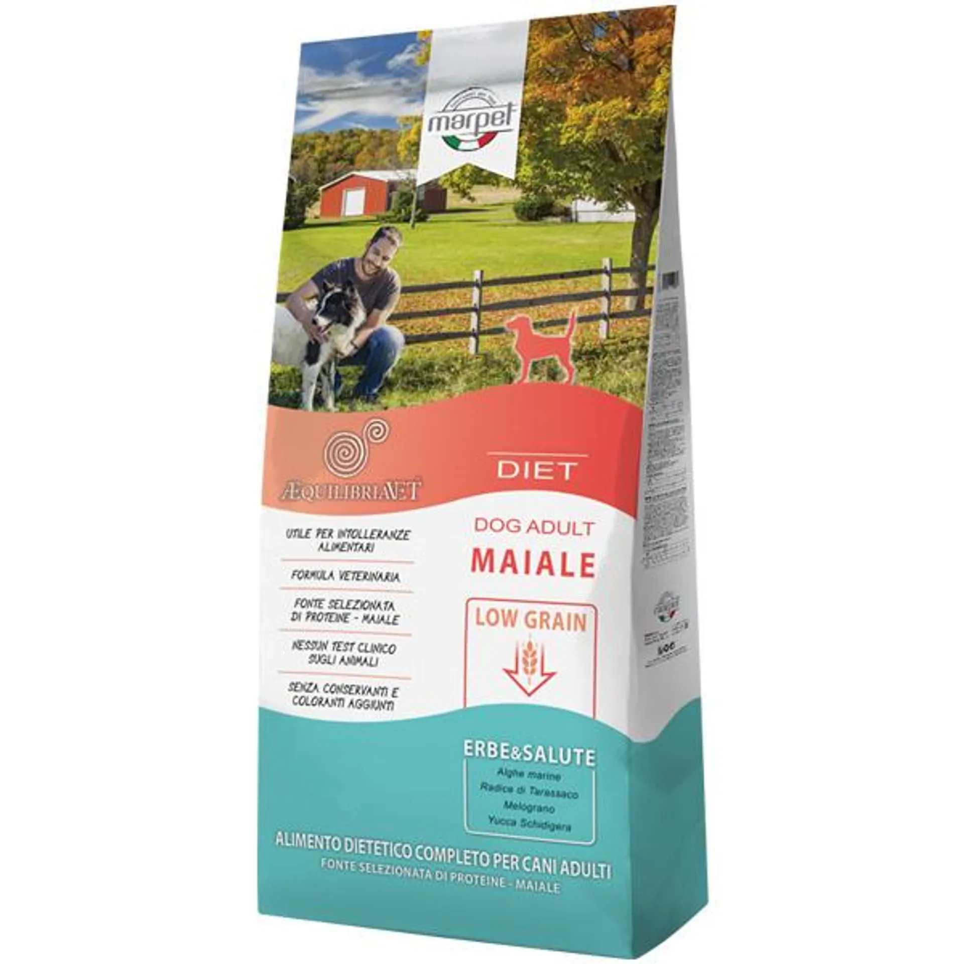 Marpet - Equilibria Dog Mini Low Grain 100% Maiale