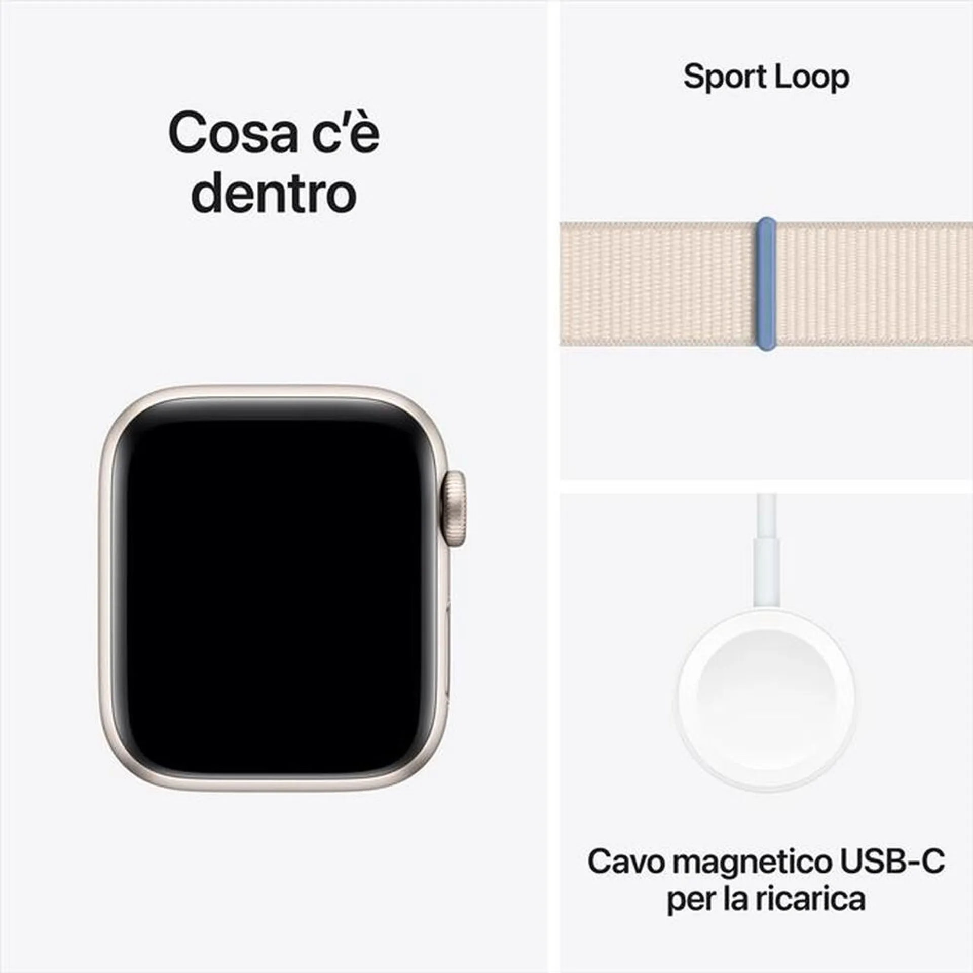 APPLE - Watch SE GPS Cassa 40mm-Galassia