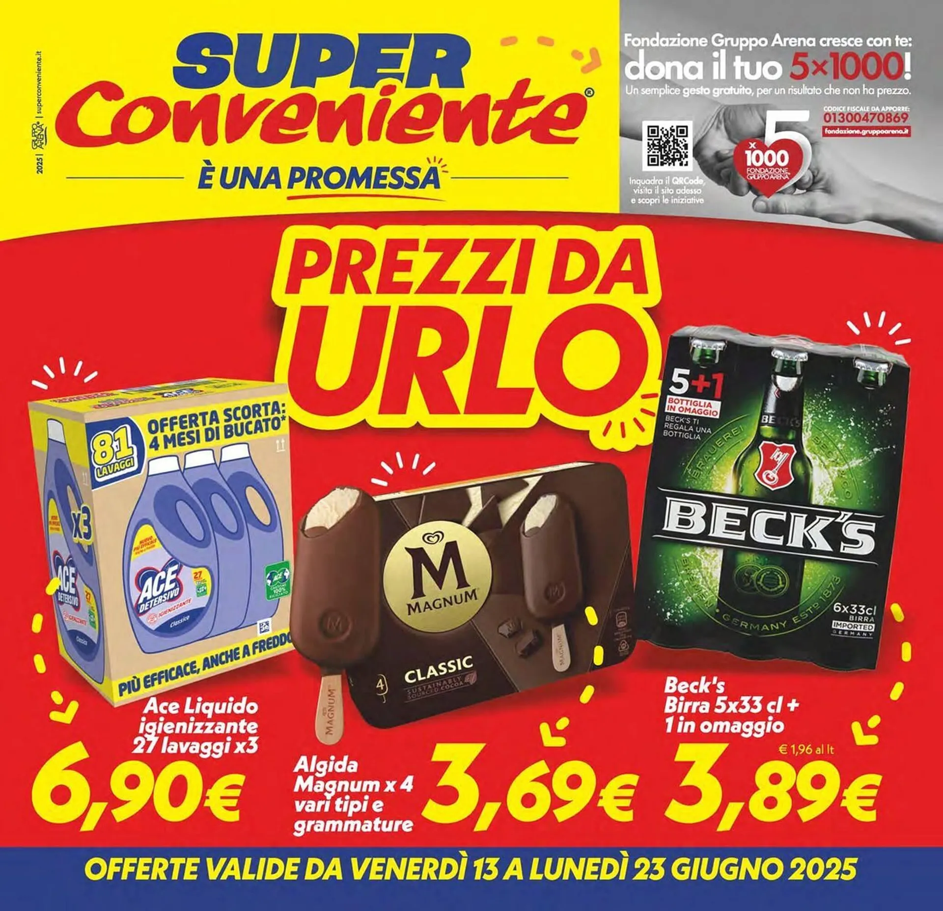Volantino Iper Super Conveniente da 13 giugno a 23 giugno di 2025 - Pagina del volantino 1