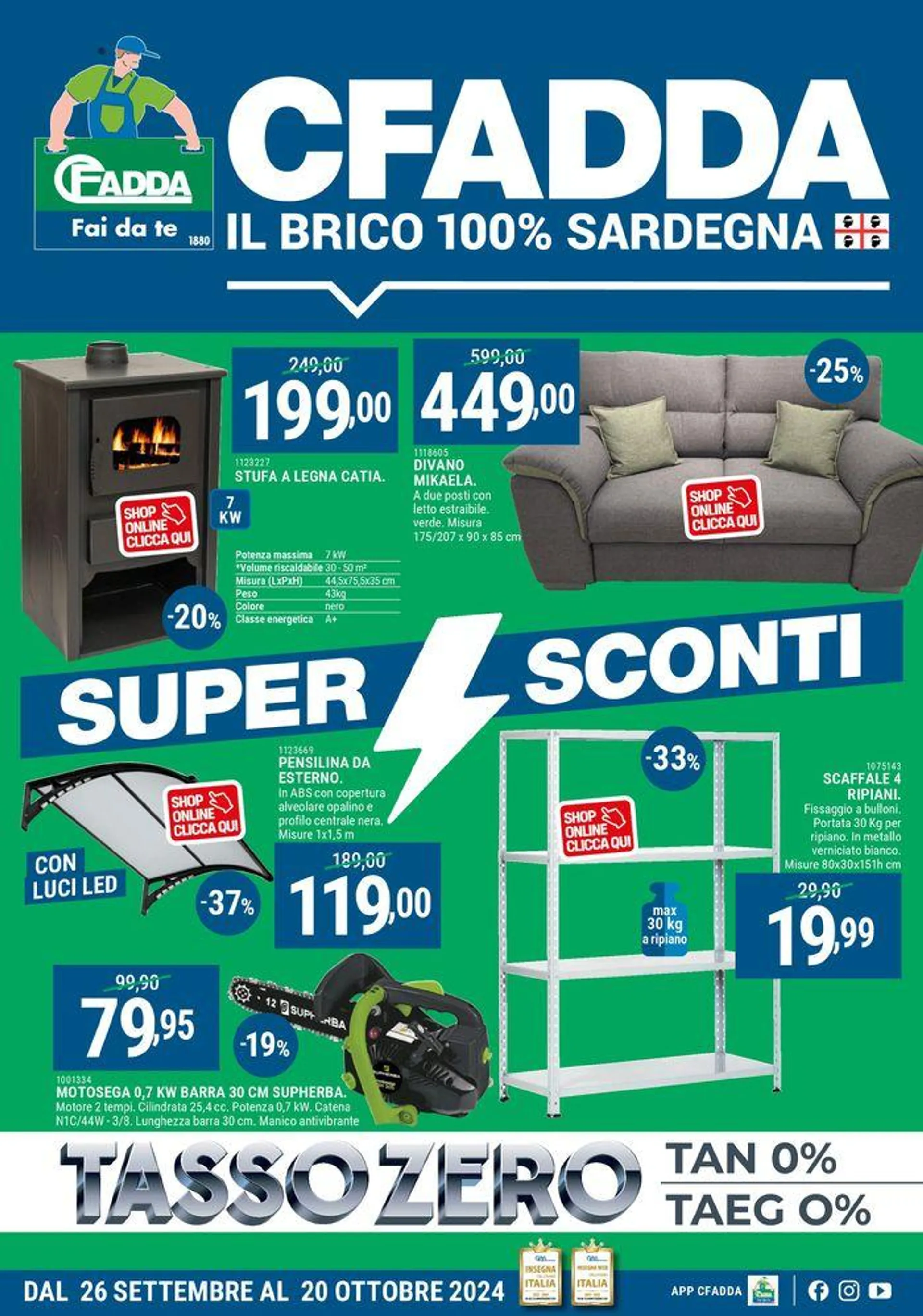 Super sconti da 26 settembre a 20 ottobre di 2024 - Pagina del volantino 1