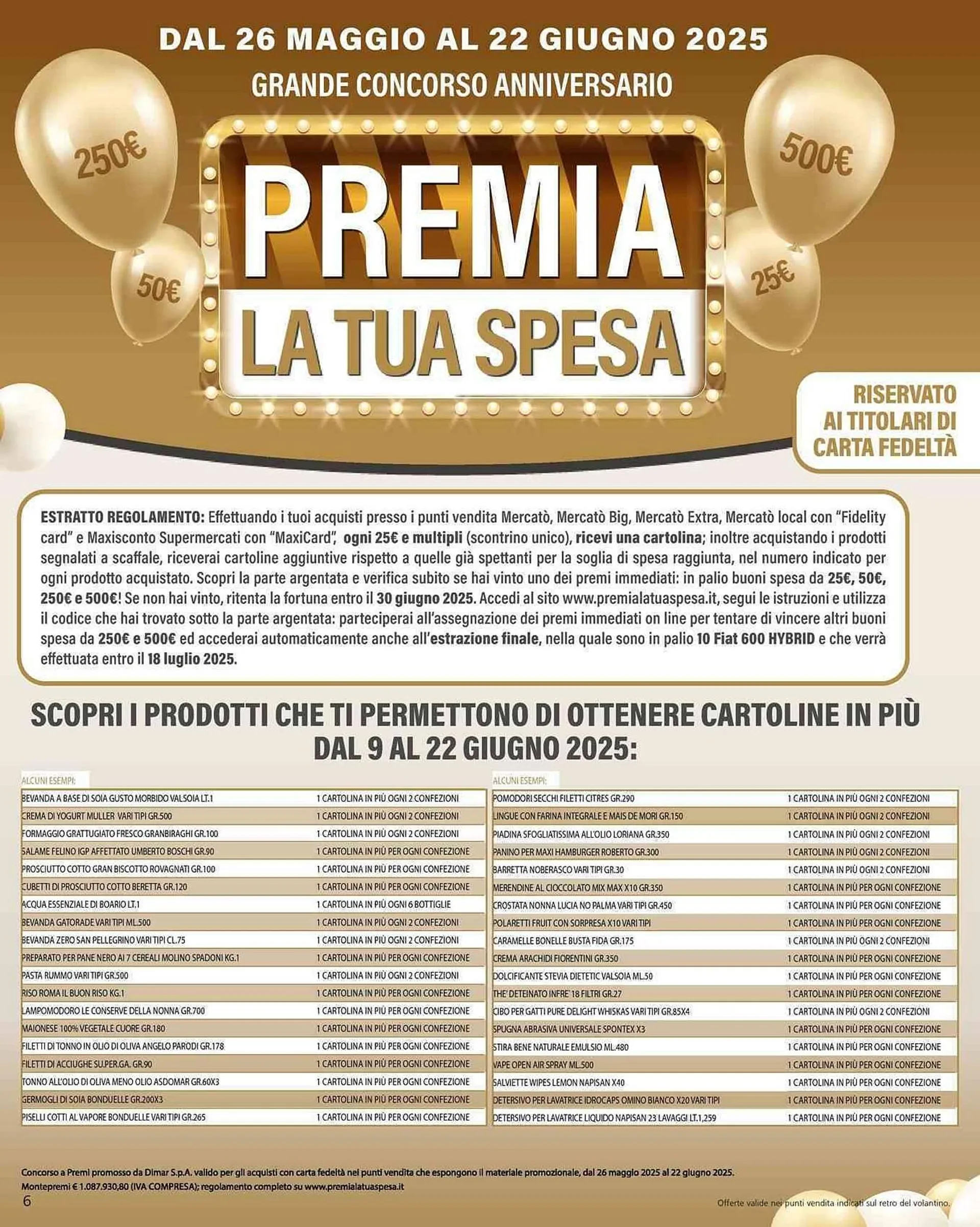 Volantino Mercatò Local da 9 giugno a 22 giugno di 2025 - Pagina del volantino 6
