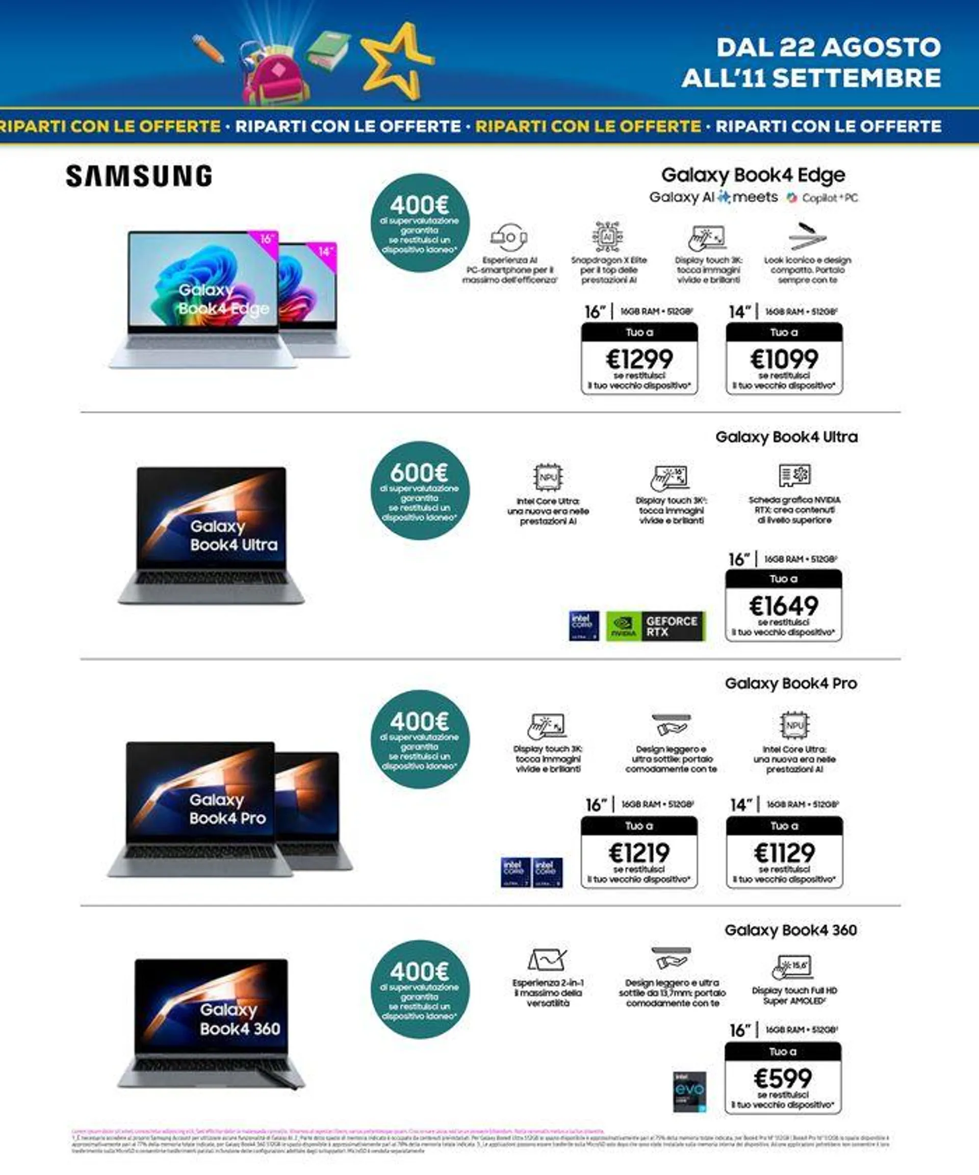 Back to Euronics da 22 agosto a 11 settembre di 2024 - Pagina del volantino 19