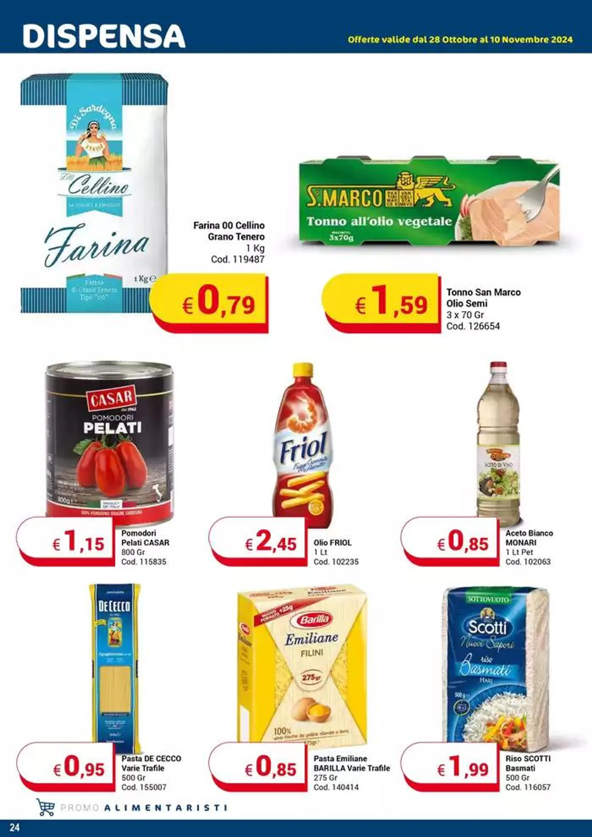 Promo alimentaristi da 28 ottobre a 10 novembre di 2024 - Pagina del volantino 4