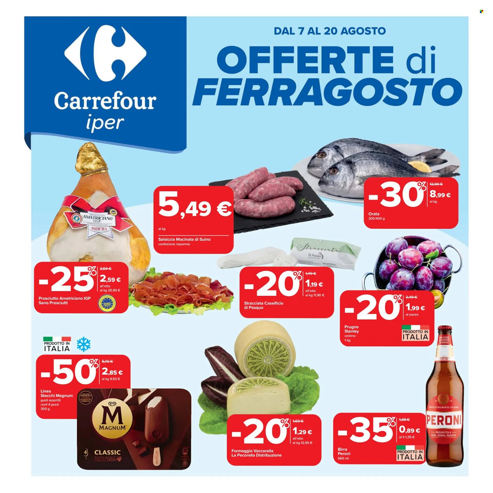 Volantino Carrefour Iper da 7 agosto a 20 agosto di 2025 - Pagina del volantino 1