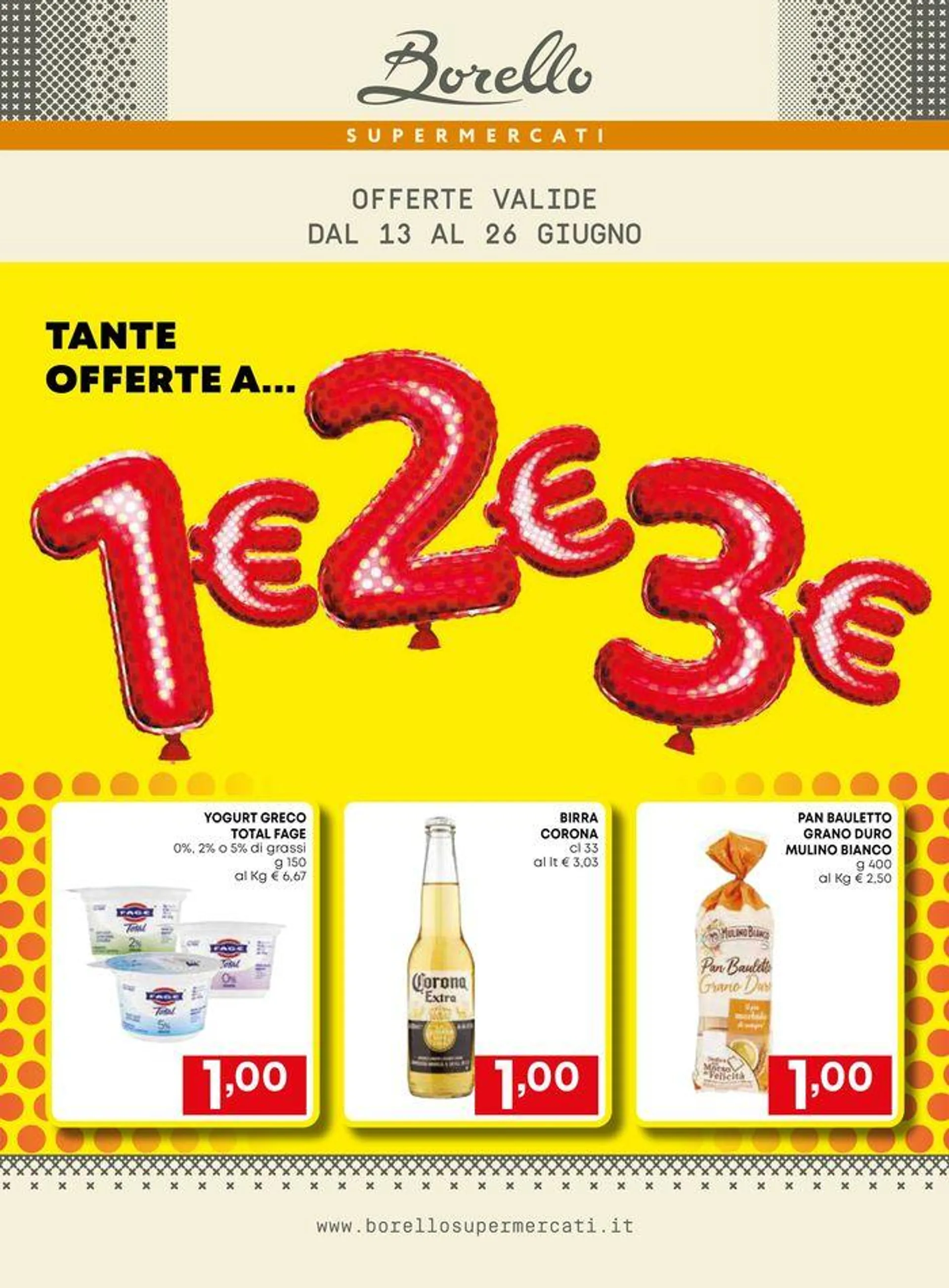 Tante offerte a... 1€ 2€ 3€ - 1