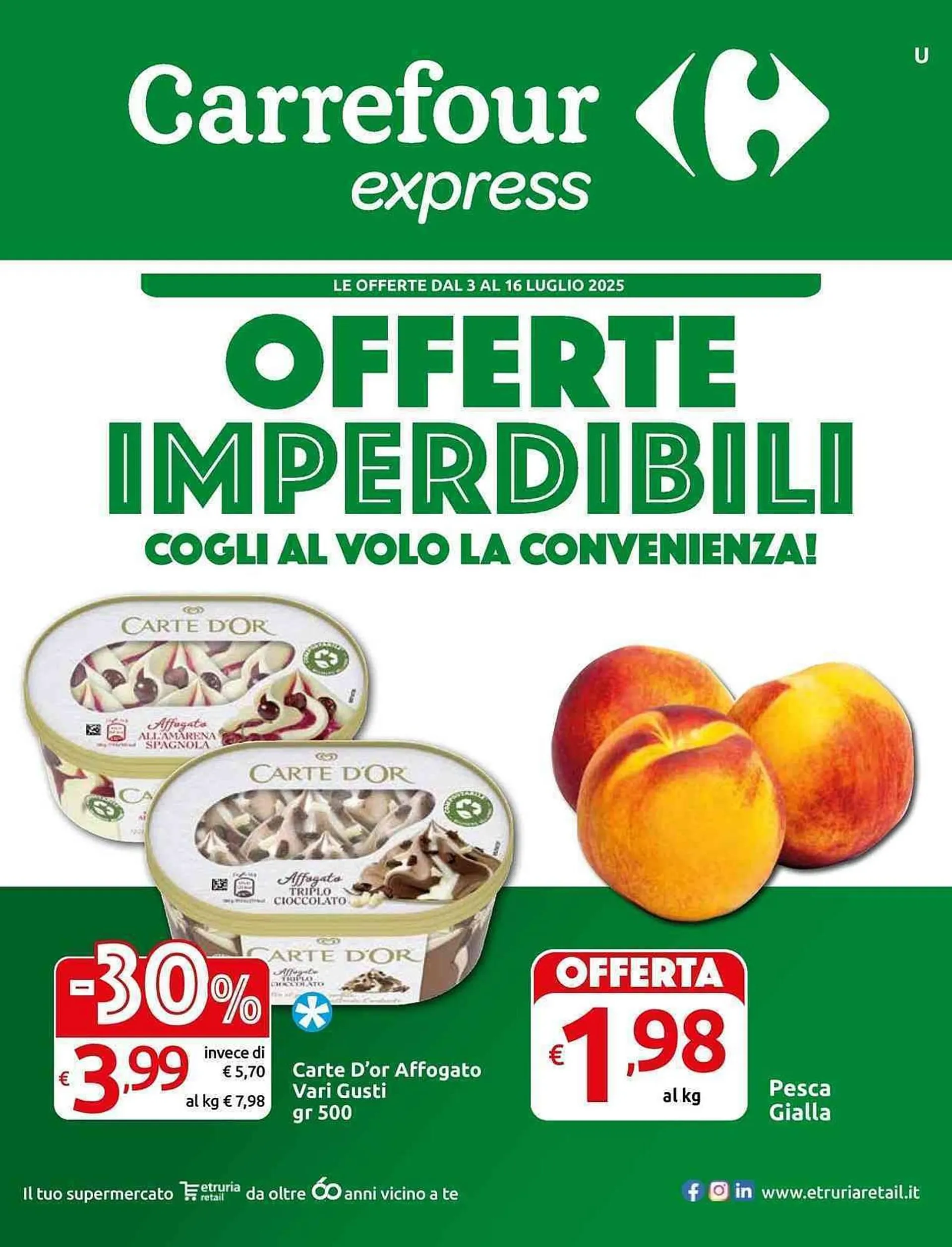 Volantino Carrefour Express da 3 luglio a 16 luglio di 2025 - Pagina del volantino 1