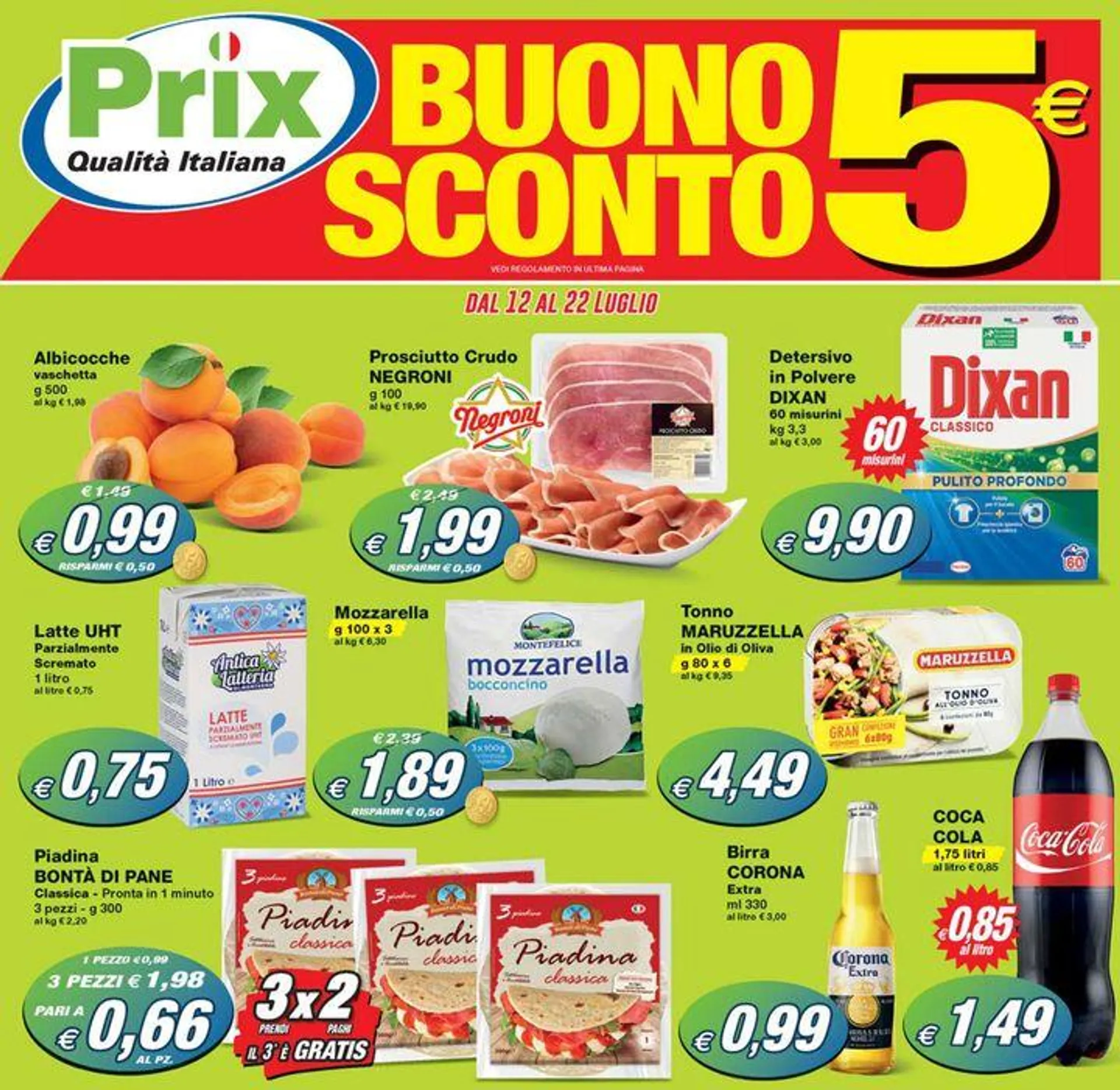 Buono sconto 5€ - 1