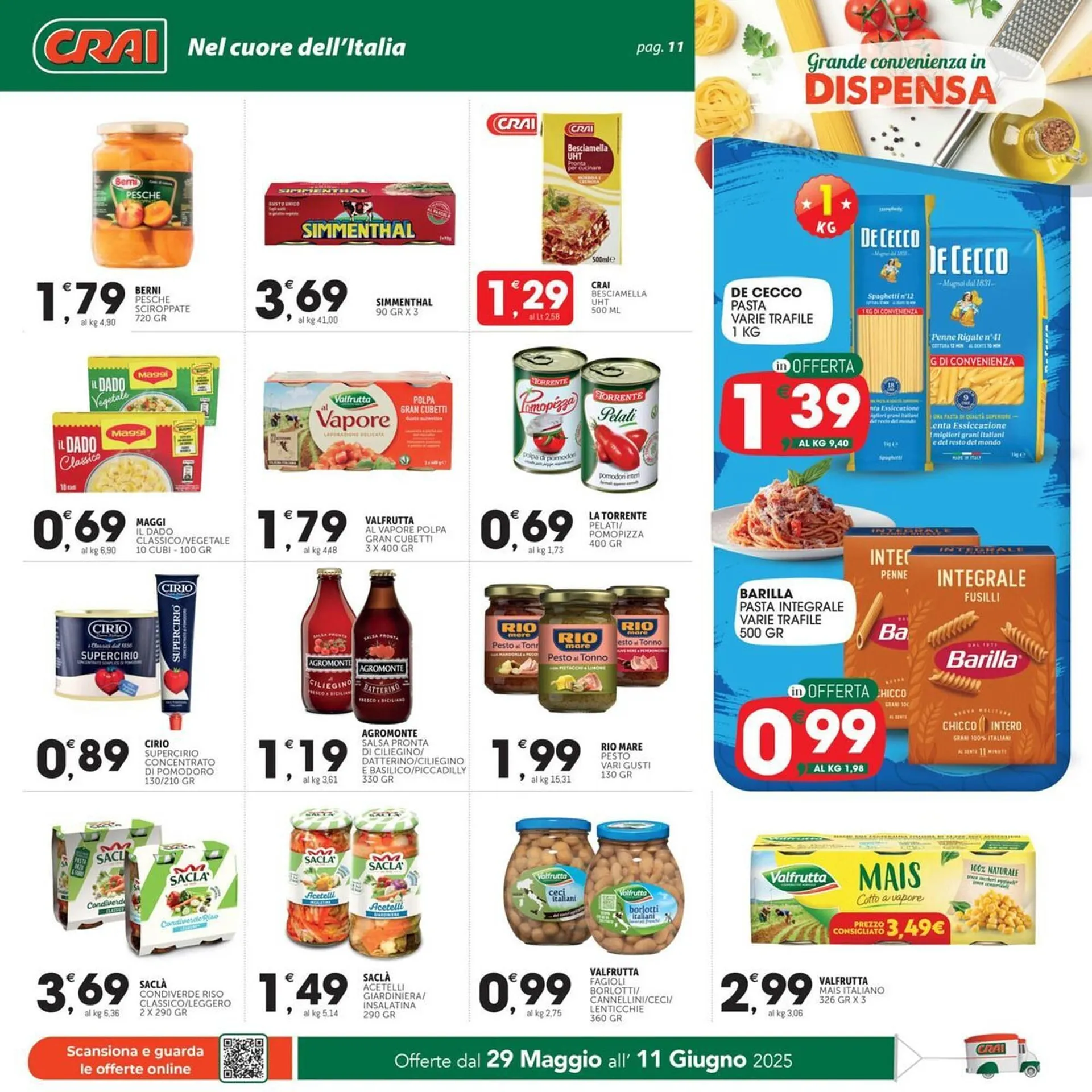 Volantino Crai da 29 maggio a 11 giugno di 2025 - Pagina del volantino 11