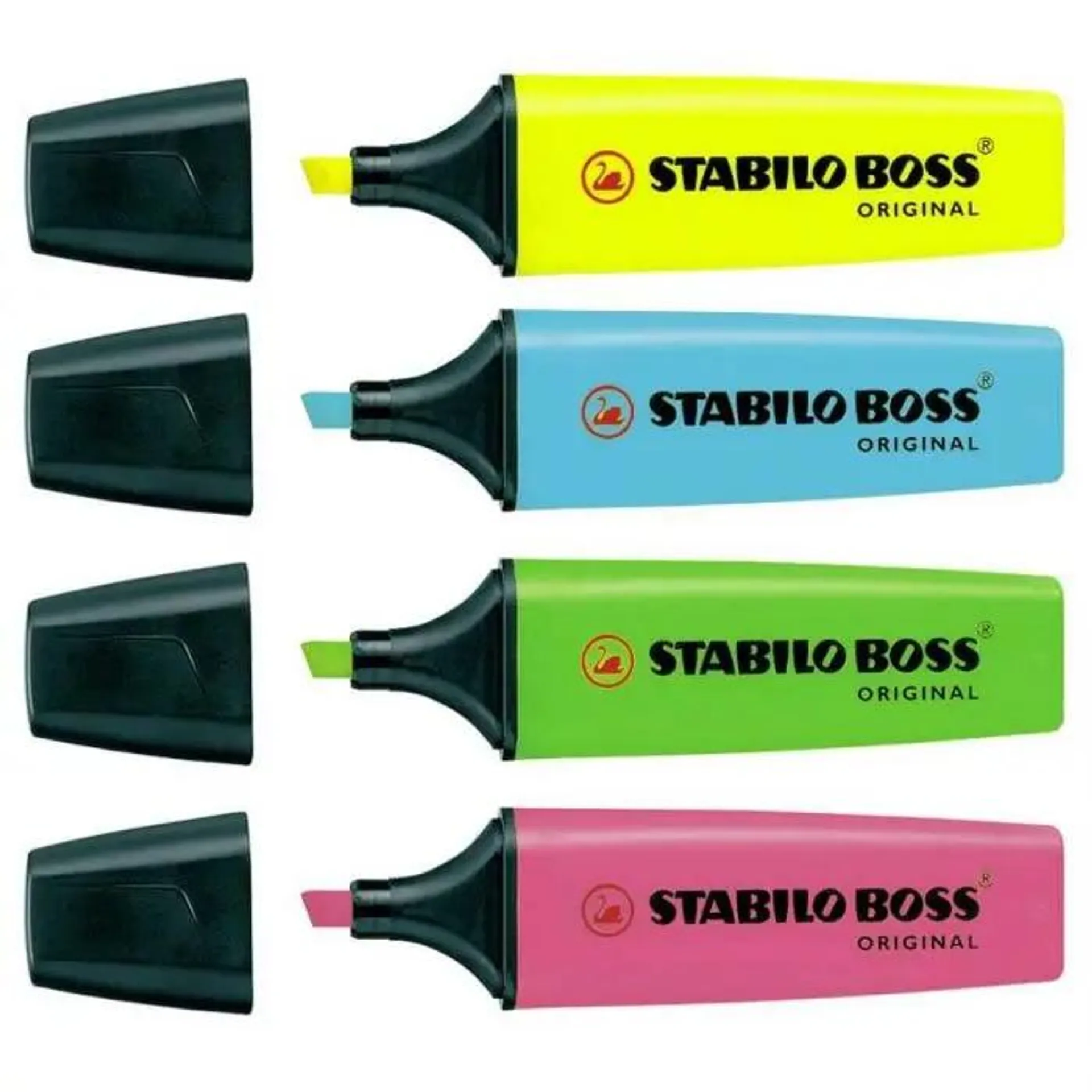 Evidenziatori stabilo boss - 4 colori + 1 omaggio