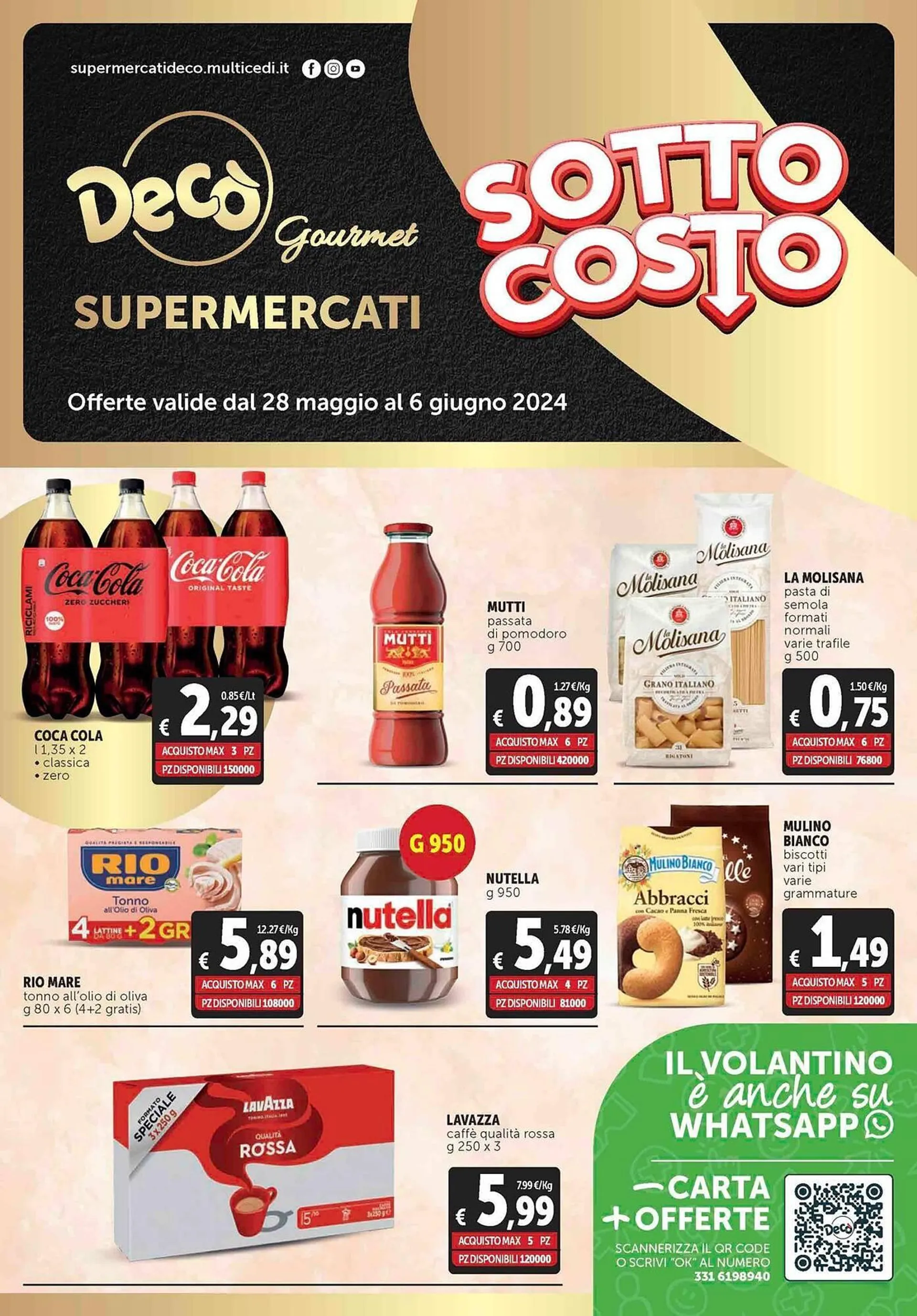 Volantino Gourmet Déco da 28 maggio a 6 giugno di 2024 - Pagina del volantino 1