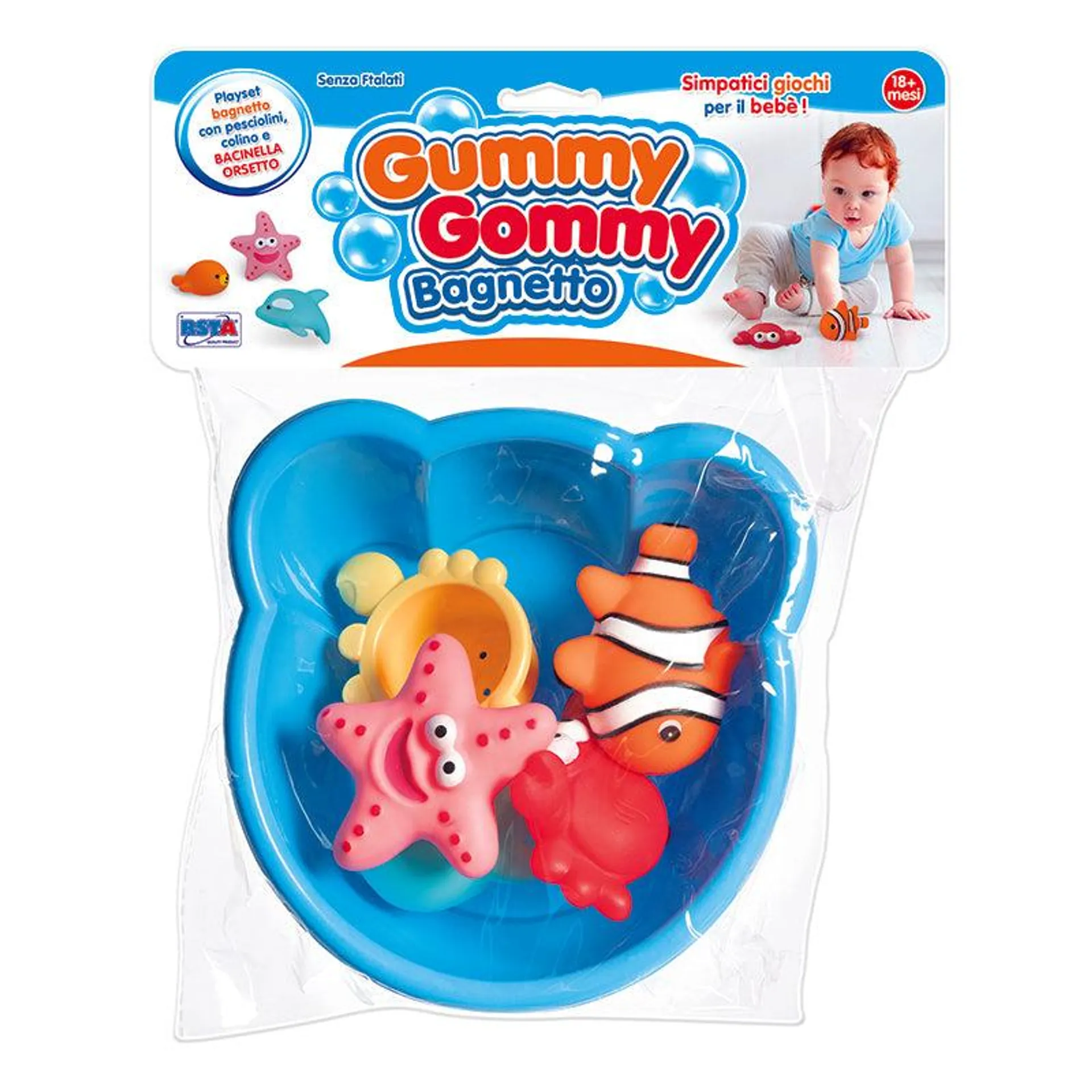 Gummy Gummy Vaschetta Bagnetto 5 Pz Ass. 10829