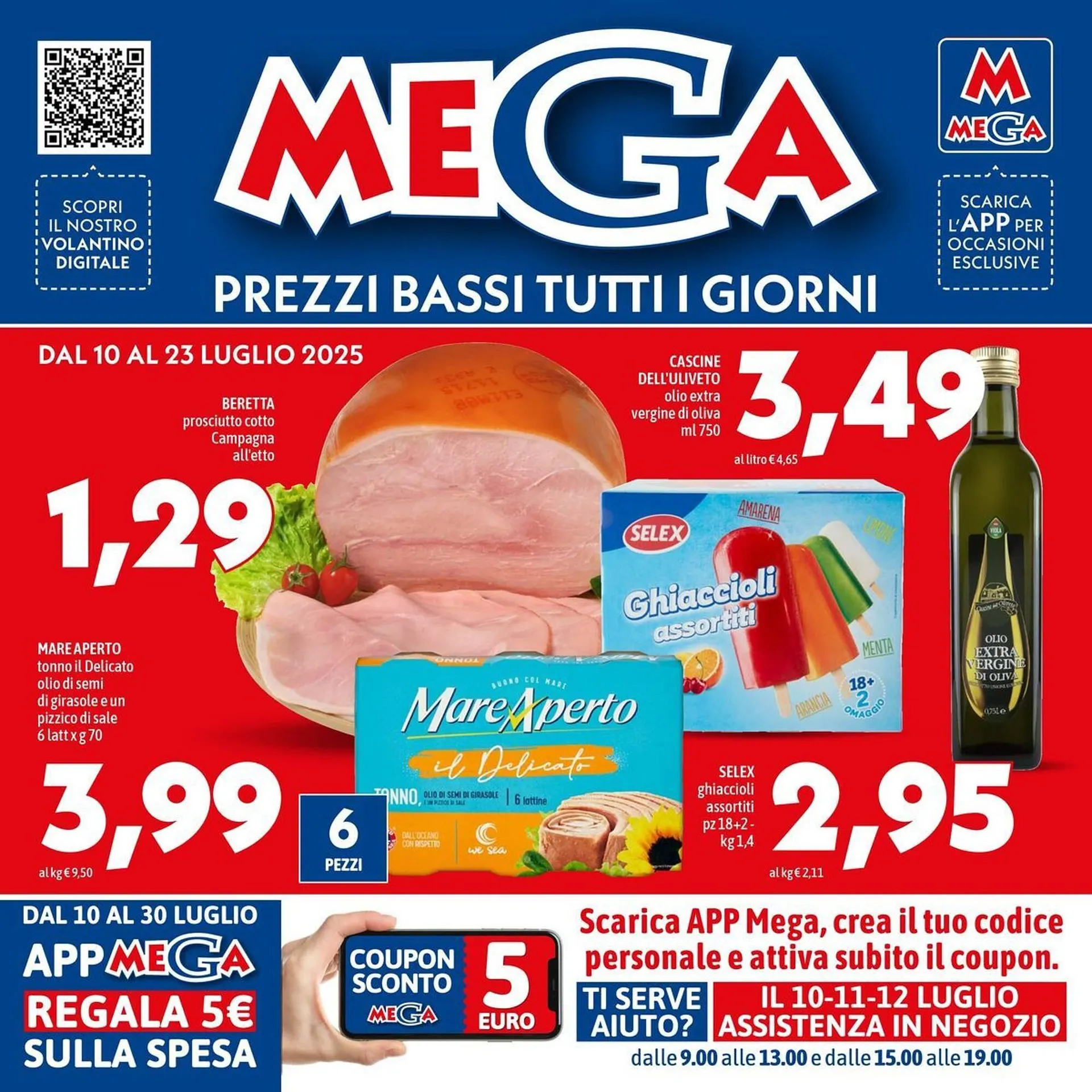 Volantino MEGA da 10 luglio a 23 luglio di 2025 - Pagina del volantino 1