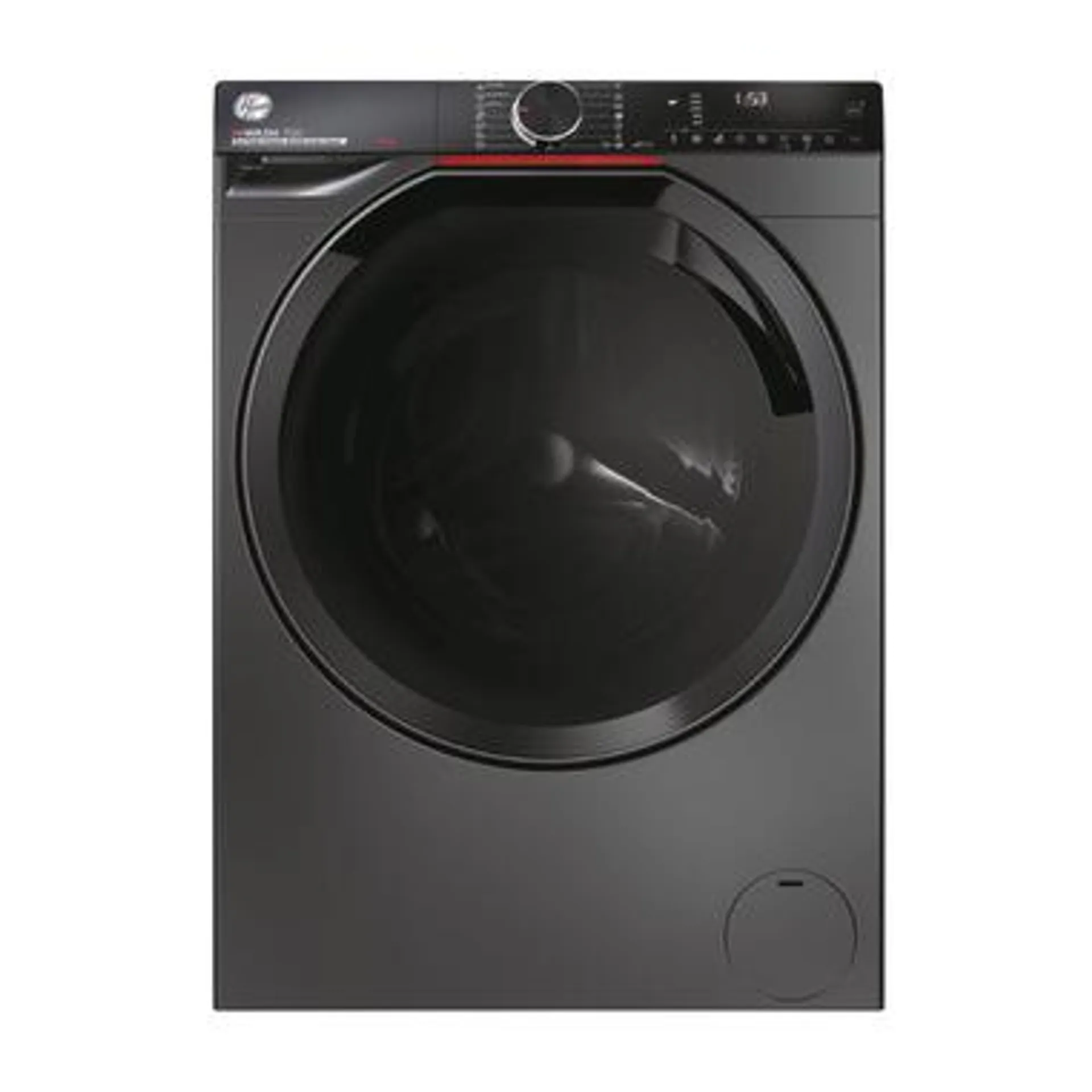 Hoover H-WASH 700 Lavatrice Slim, 9kg, Classe A, 1400 giri, Antracite, H7W4 49MBCR-S