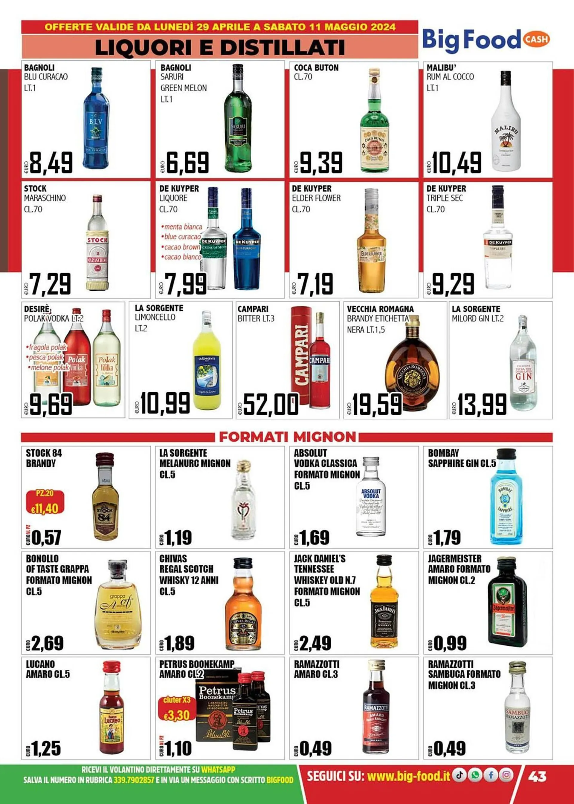 Volantino Big Food da 29 aprile a 11 maggio di 2024 - Pagina del volantino 43