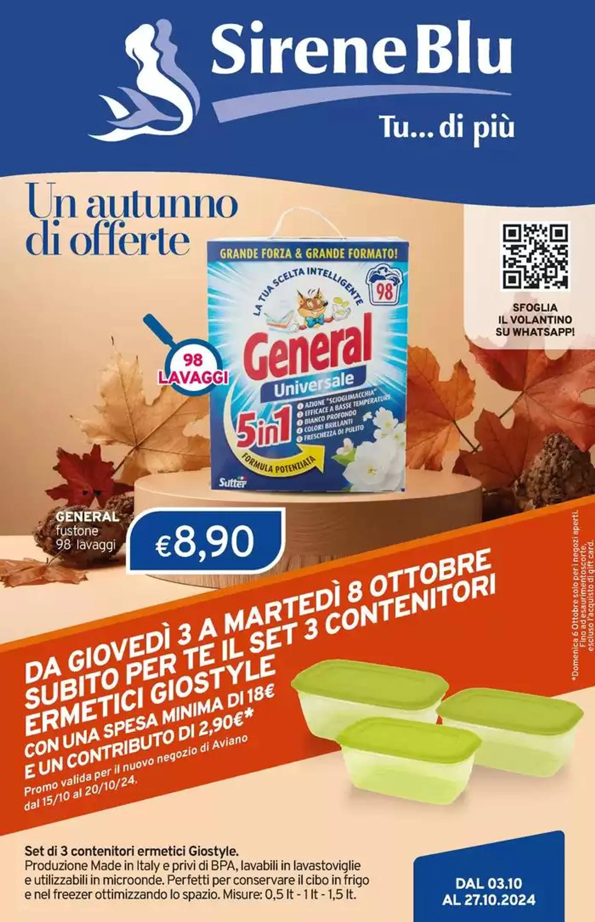 Un autunno di offerte da 3 ottobre a 8 ottobre di 2024 - Pagina del volantino 1