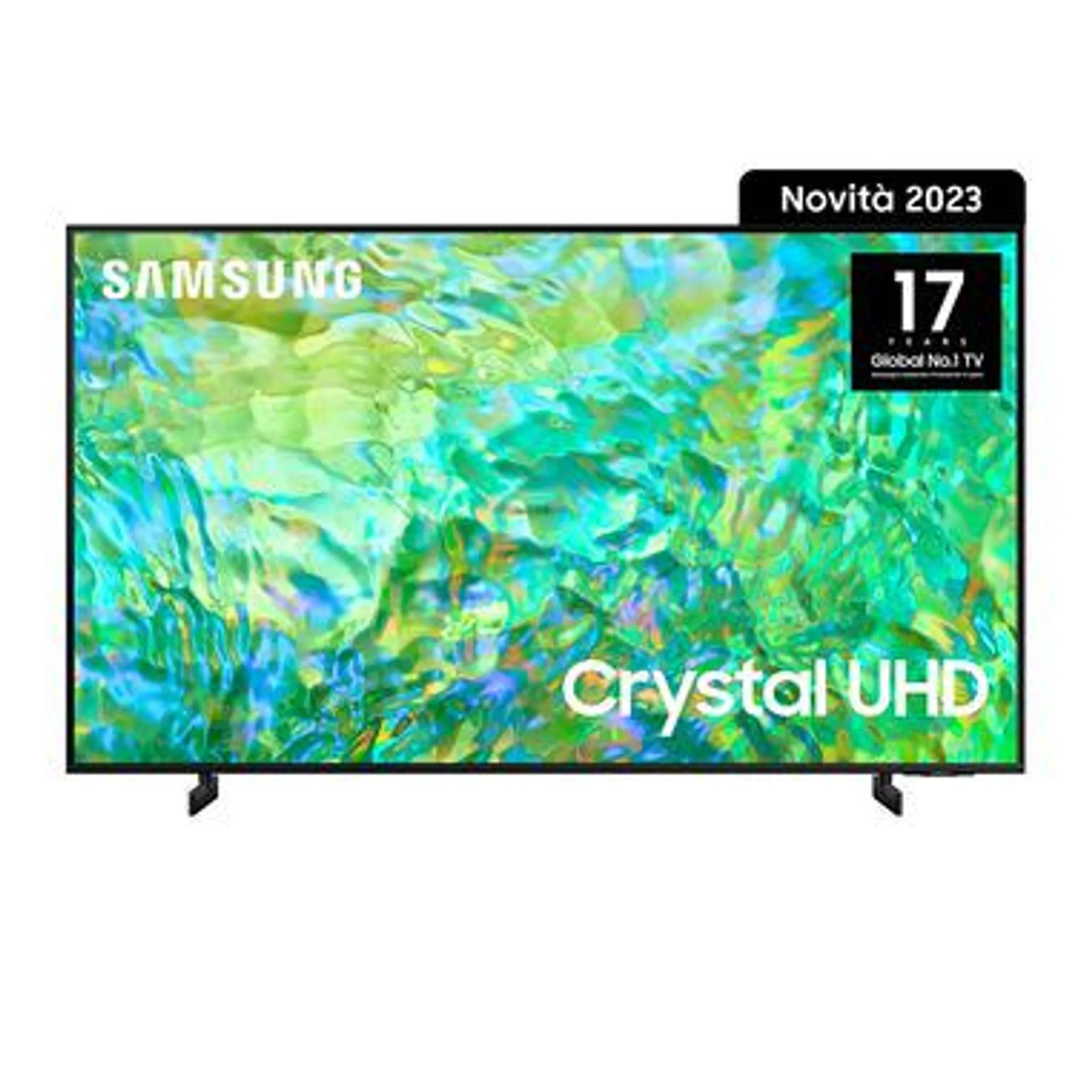 Samsung Series 8 TV UE50CU8070UXZT Crystal UHD 4K, Smart TV 50" Processore Crystal 4K, Adaptive Sound, Black 2023