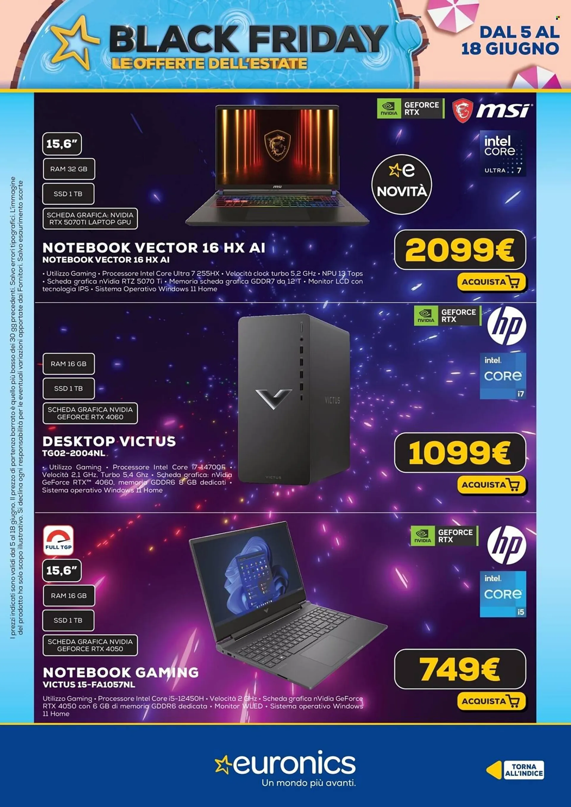 Volantino Euronics da 5 giugno a 18 giugno di 2025 - Pagina del volantino 13