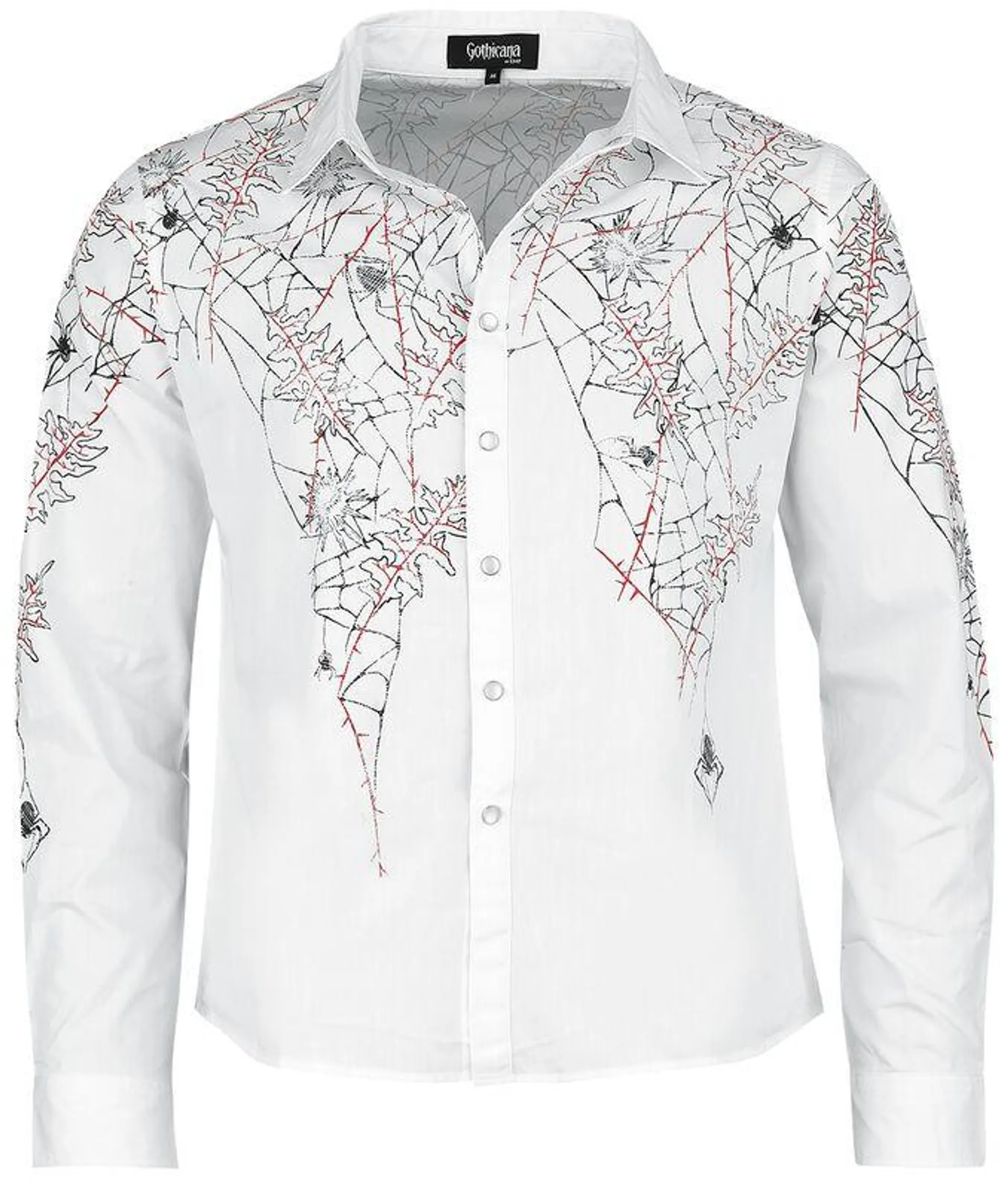 | Camicia Maniche Lunghe | bianco | Gothicana by EMP