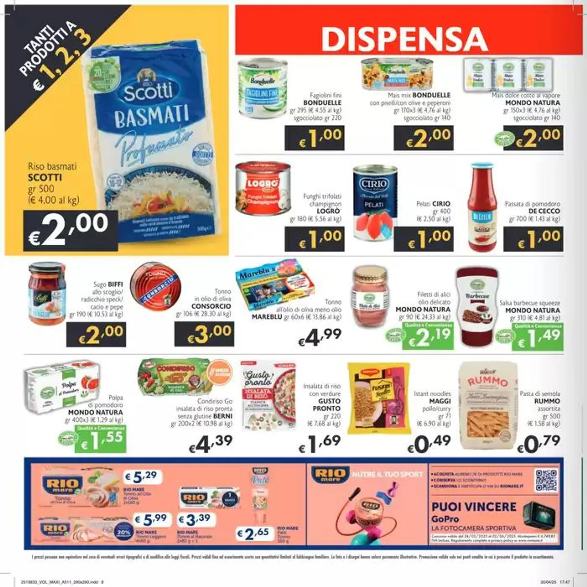 Tanti prodotti a 1. 2. 3€ da 22 maggio a 4 giugno di 2025 - Pagina del volantino 8