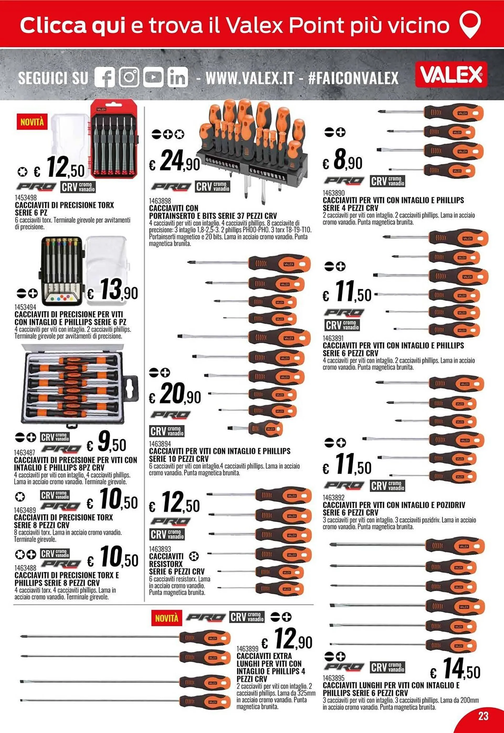 Volantino Valex da 24 settembre a 28 febbraio di 2025 - Pagina del volantino 23